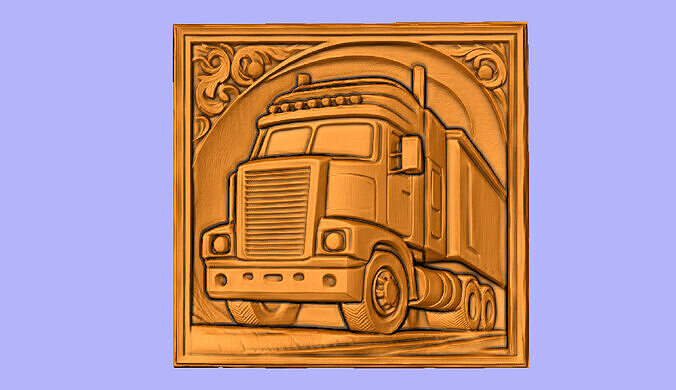 TRUCK RELIEF  3D model