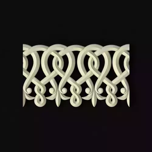 Central decor ornament for furniture