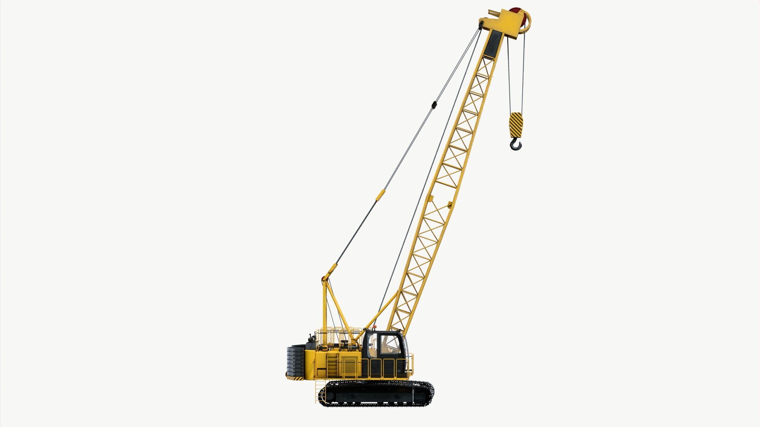 crawler crane 3D model_6