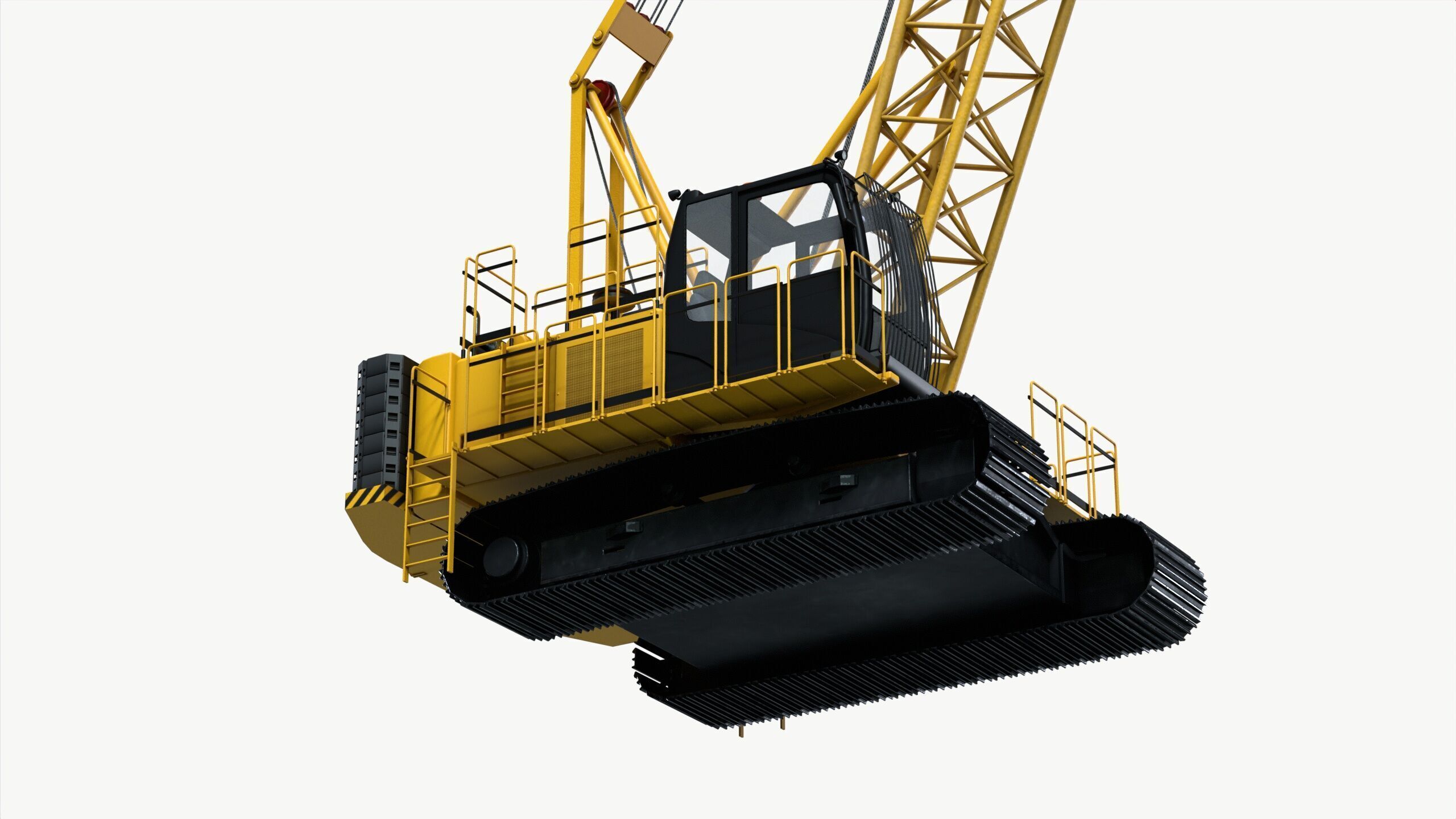 crawler crane 3D model_5