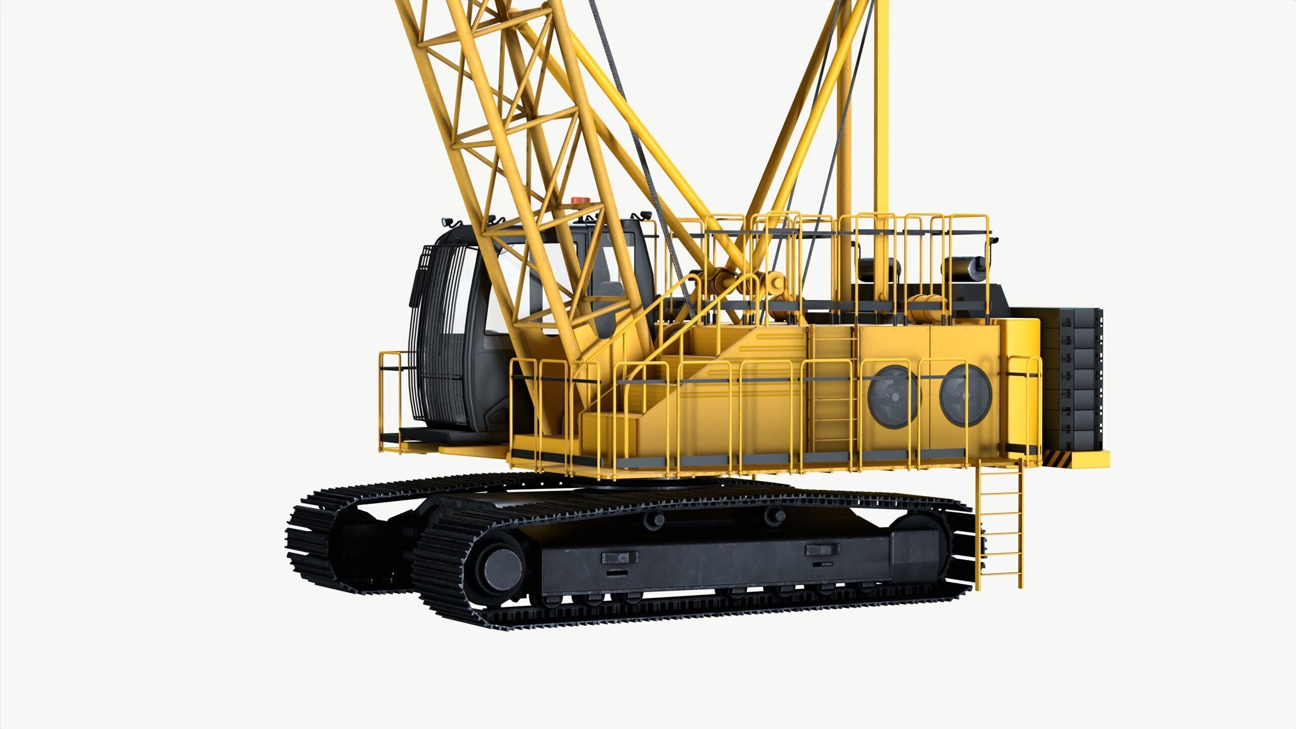 crawler crane 3D model_2