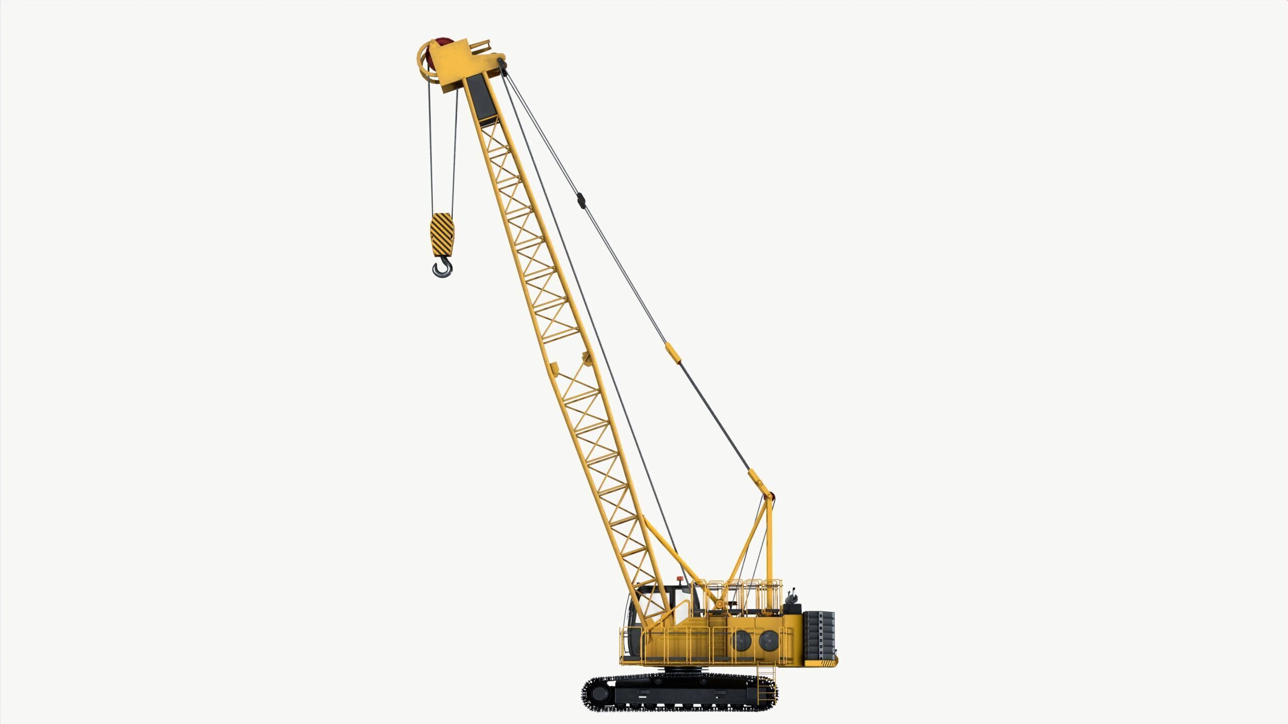 crawler crane 3D model_7