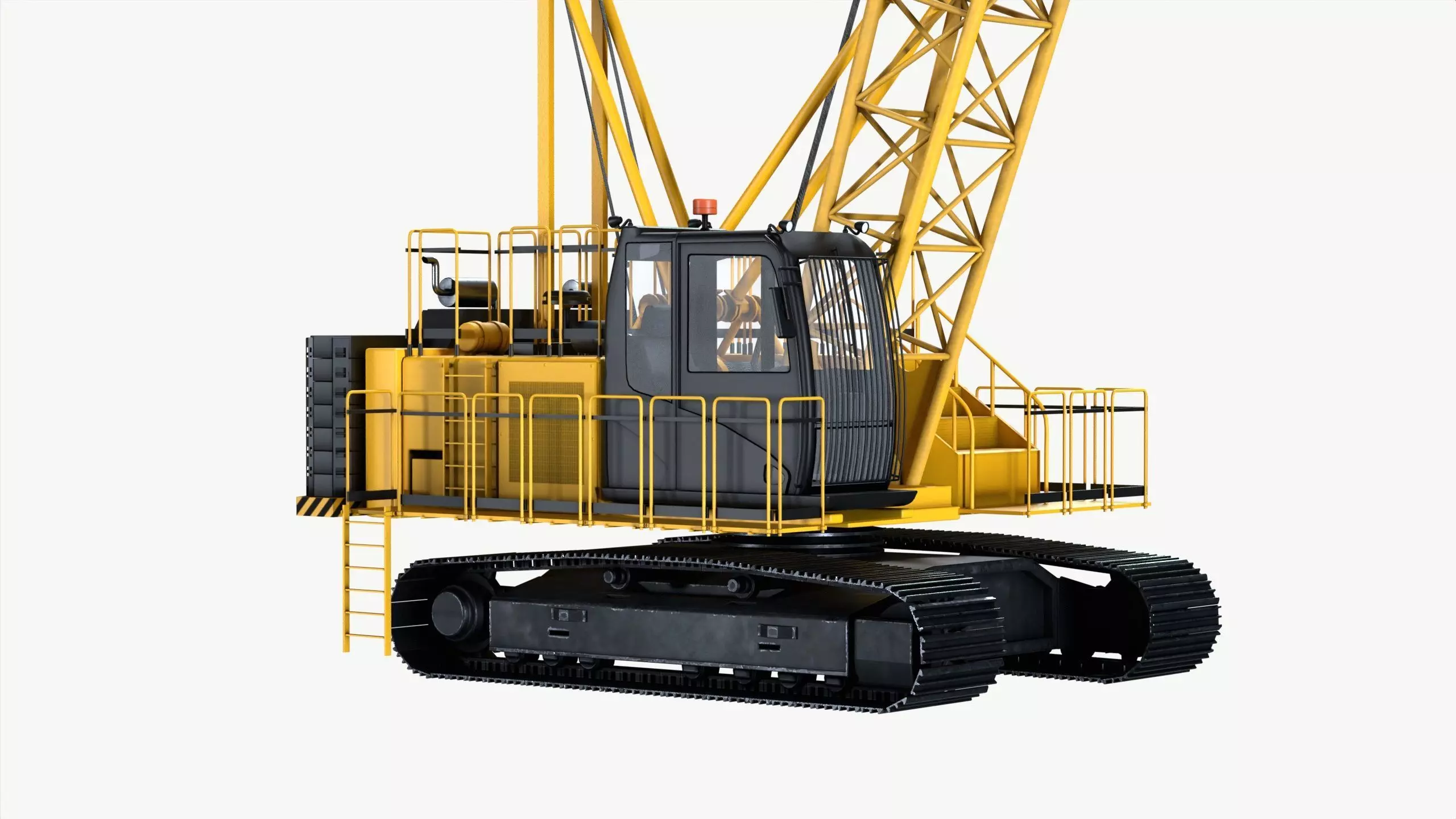 crawler crane 3D model_0