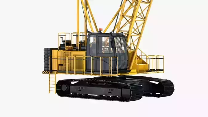 crawler crane 3D model