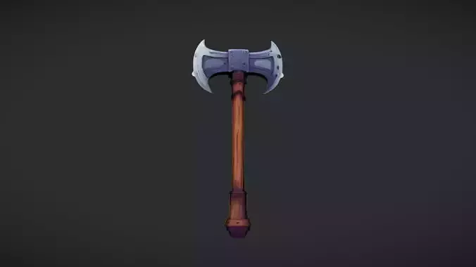 double-headed battle axe 
