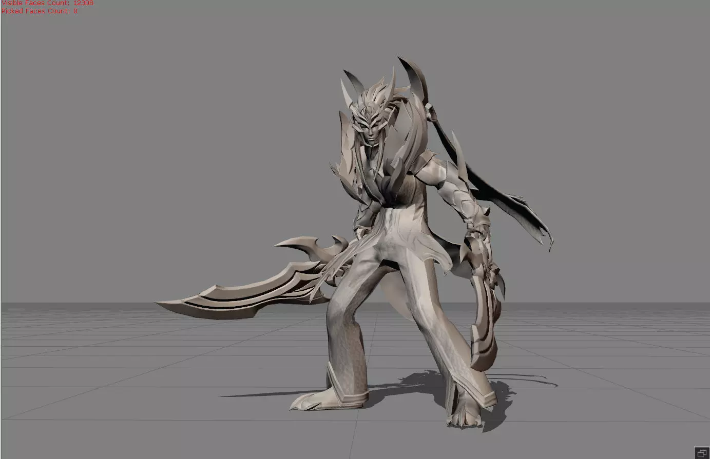 Martis Tyrant Low-poly 3D model_0