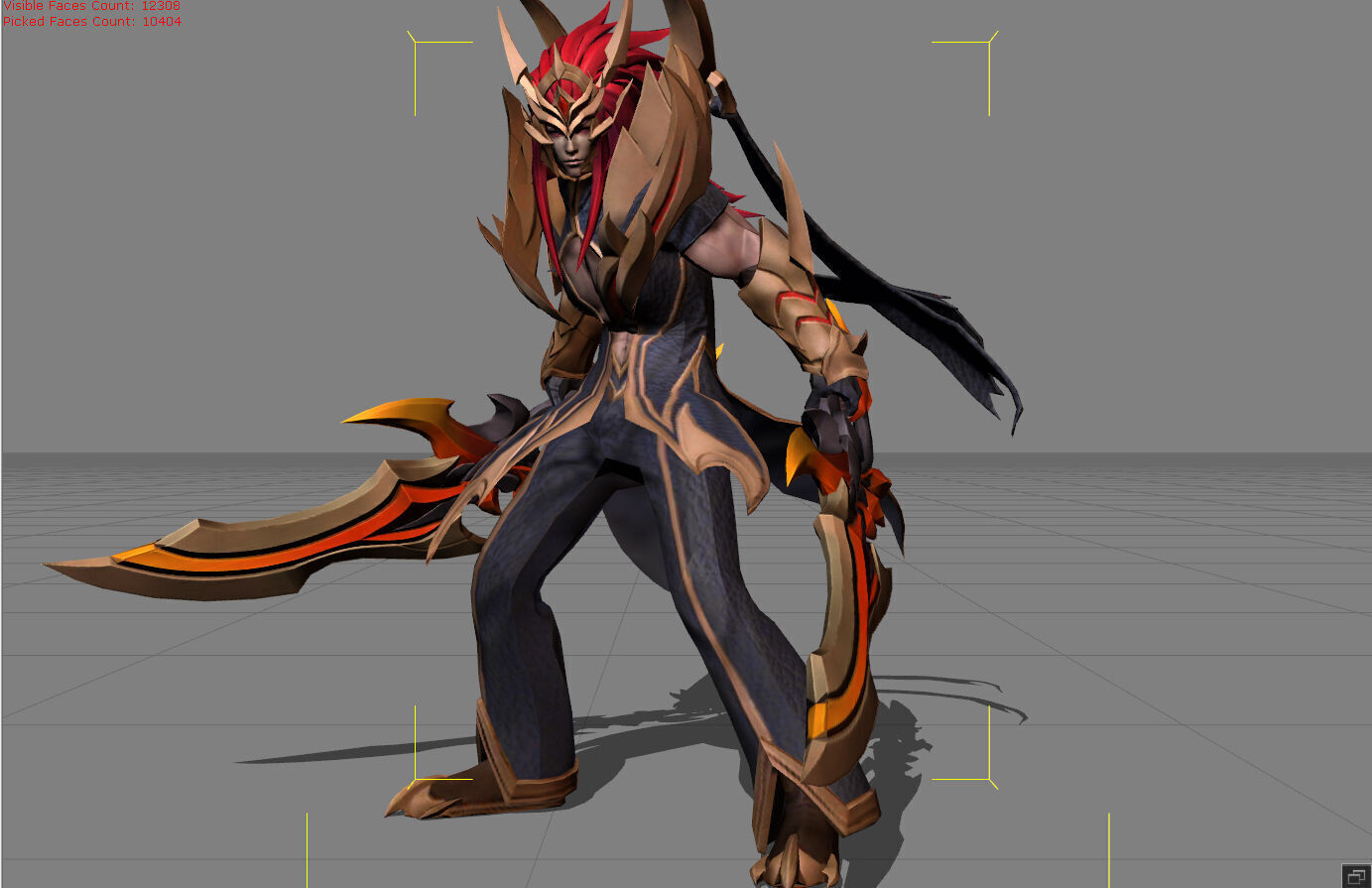 Martis Tyrant Low-poly 3D model_1