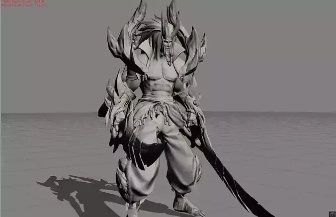 Martis Searing Maw Low-poly 3D model