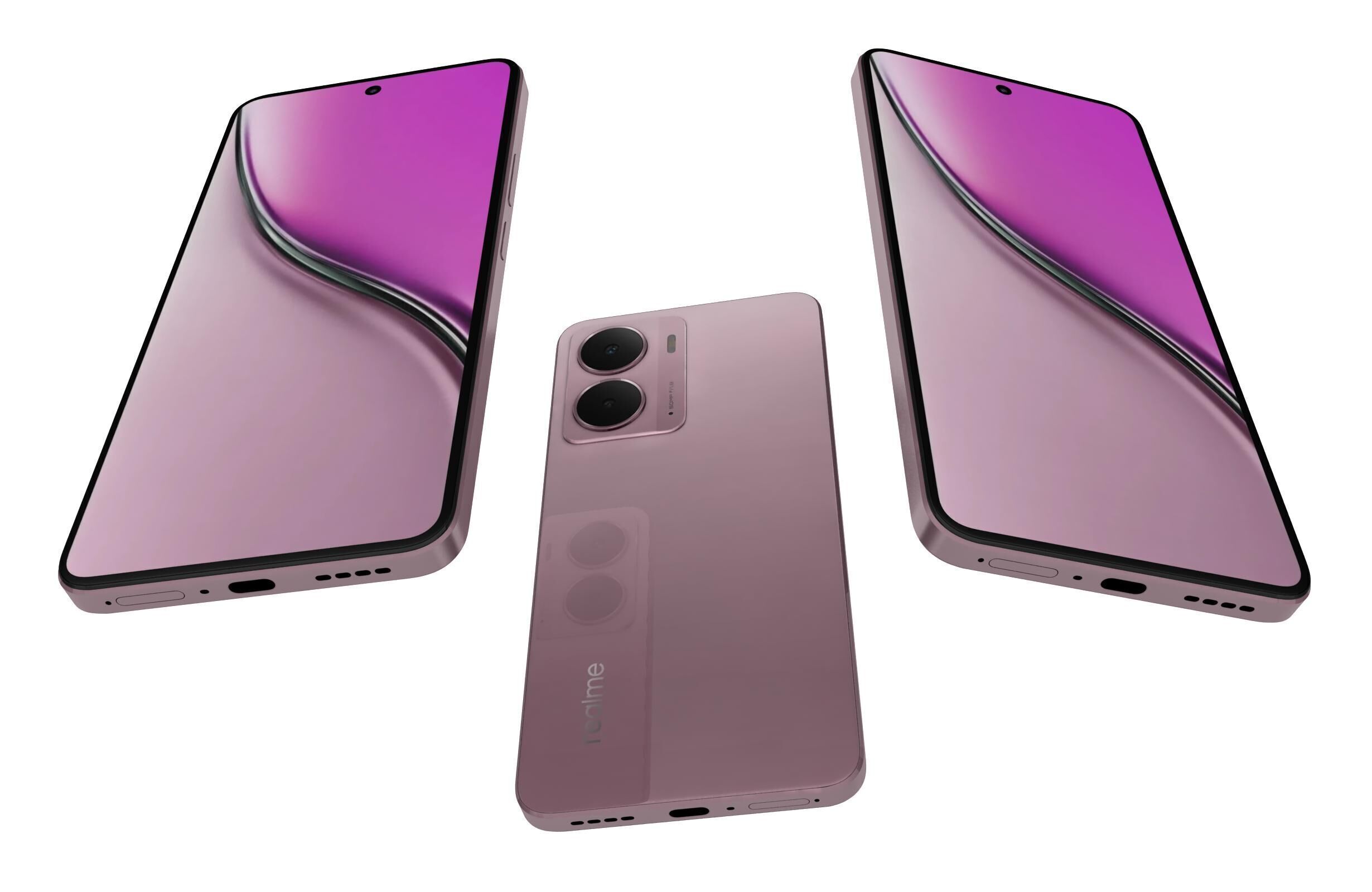 Realme P3 5G All Colors 3D model_12
