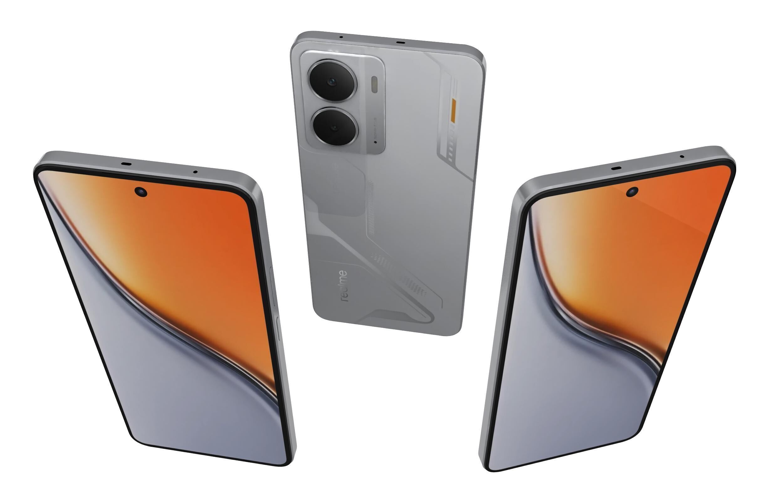 Realme P3 5G All Colors 3D model_8