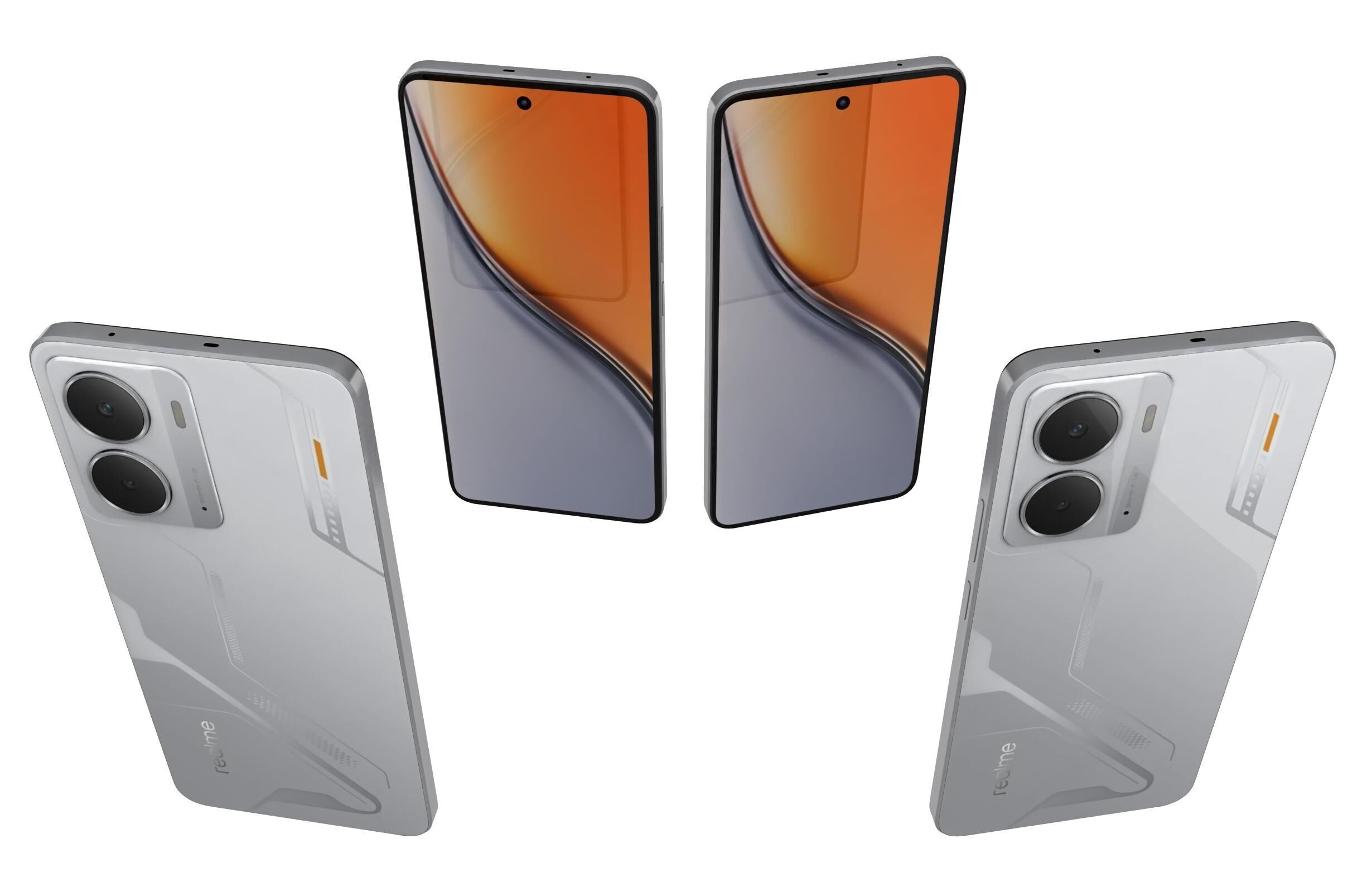 Realme P3 5G All Colors 3D model_10