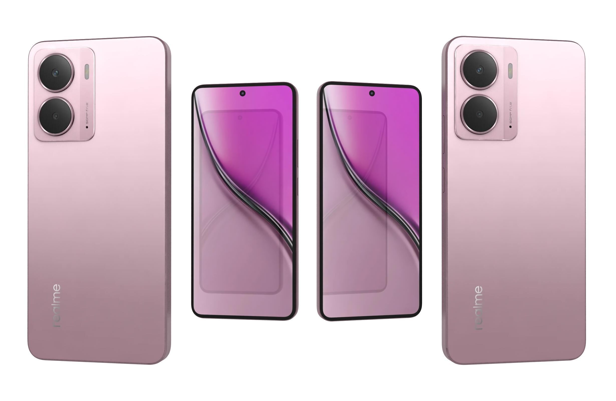 Realme P3 5G All Colors 3D model_14