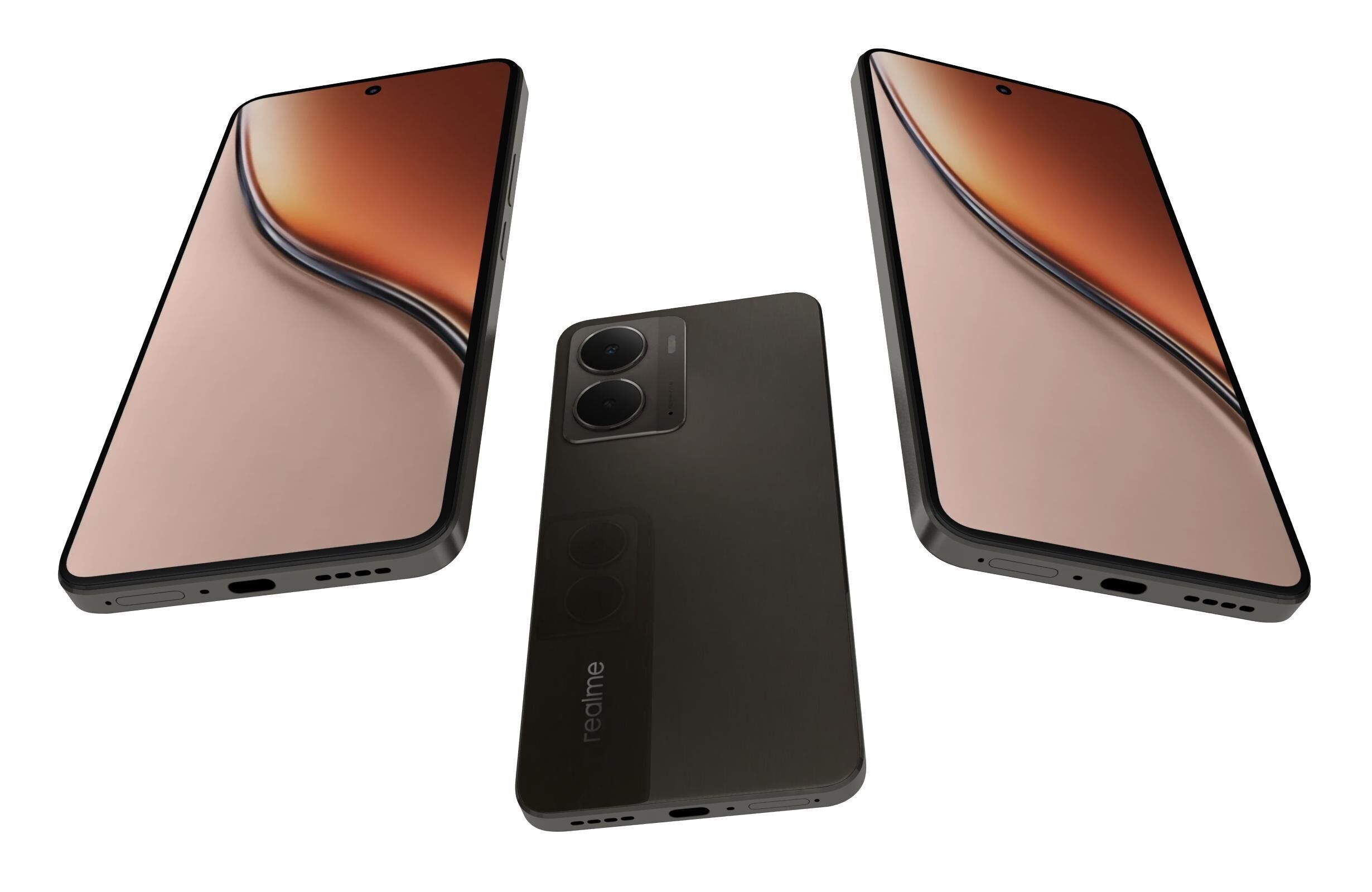 Realme P3 5G All Colors 3D model_4