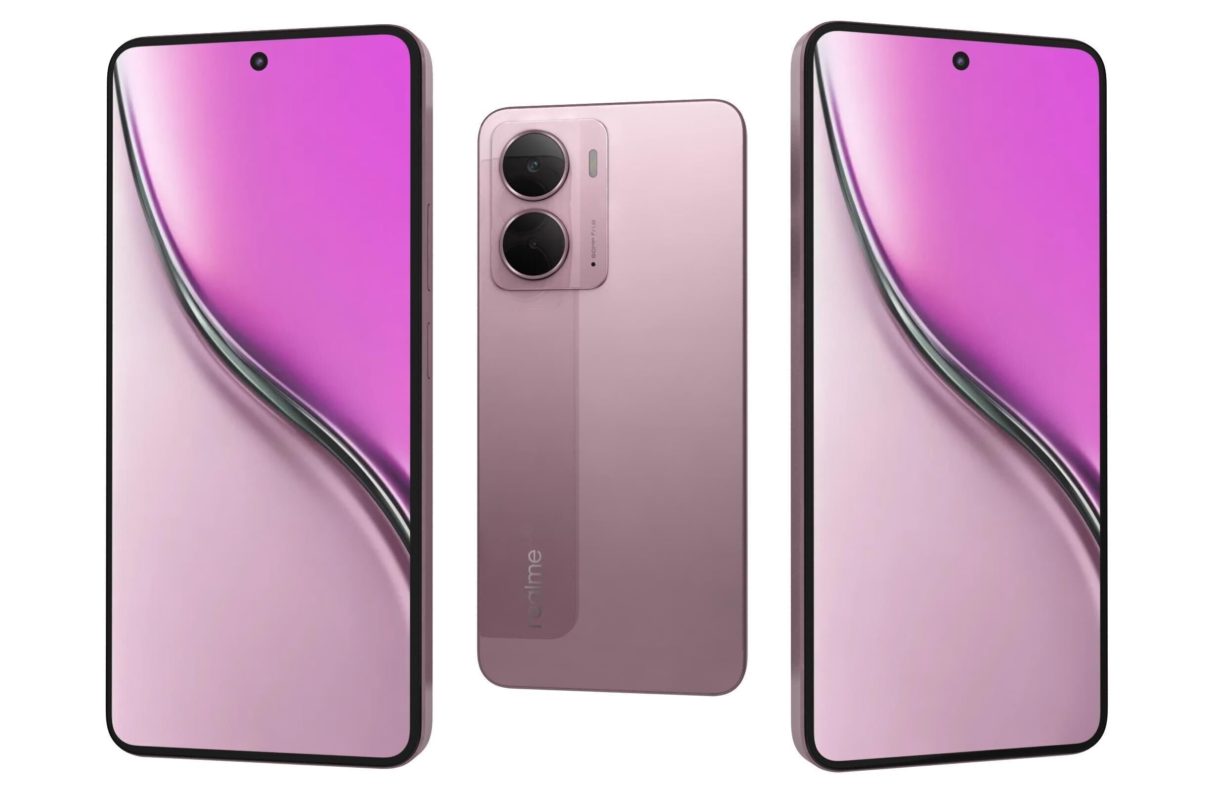 Realme P3 5G All Colors 3D model_11