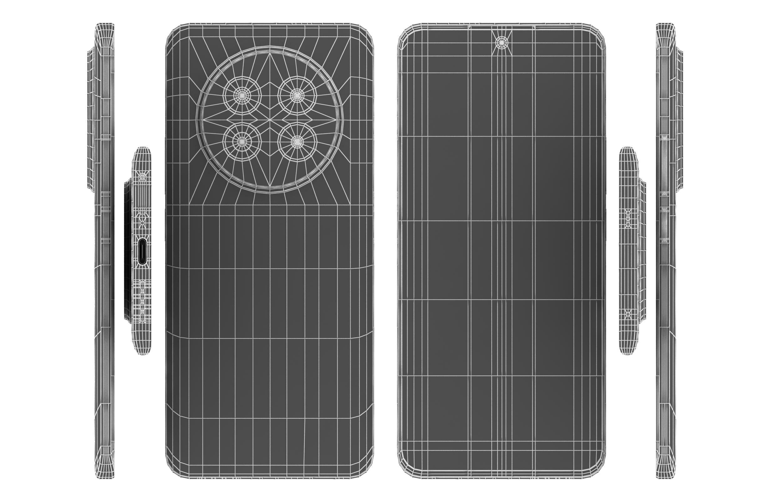 Realme 14 Pro Lite 5G Gold And Violet 3D model_11