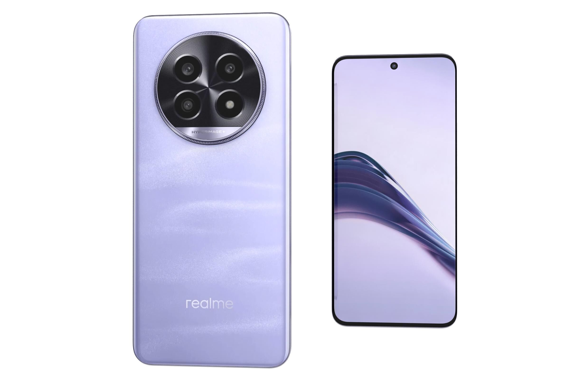 Realme 14 Pro Lite 5G Gold And Violet 3D model_5