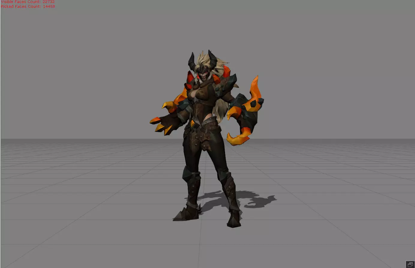 Masha Dragon Armor Low-poly 3D model