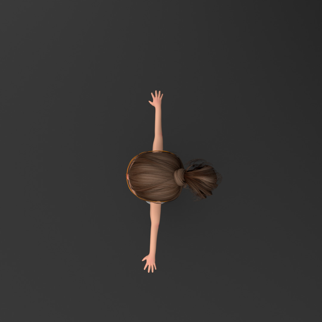 Cartoon Fairy 3D model_14