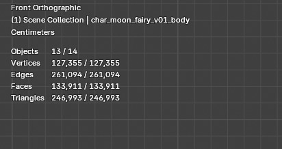 Cartoon Fairy 3D model_7