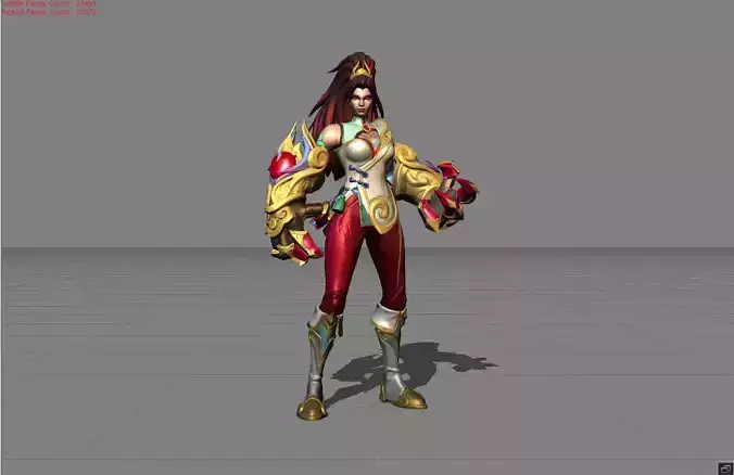 Masha Rogue Talon Low-poly 3D model
