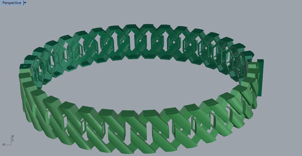 bracelets cartier-02 3D print model_4