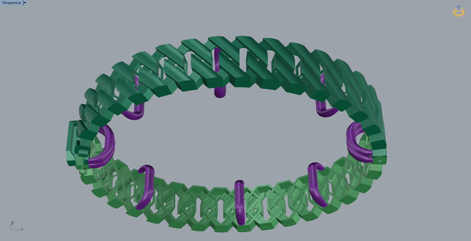 bracelets cartier-02 3D print model_9