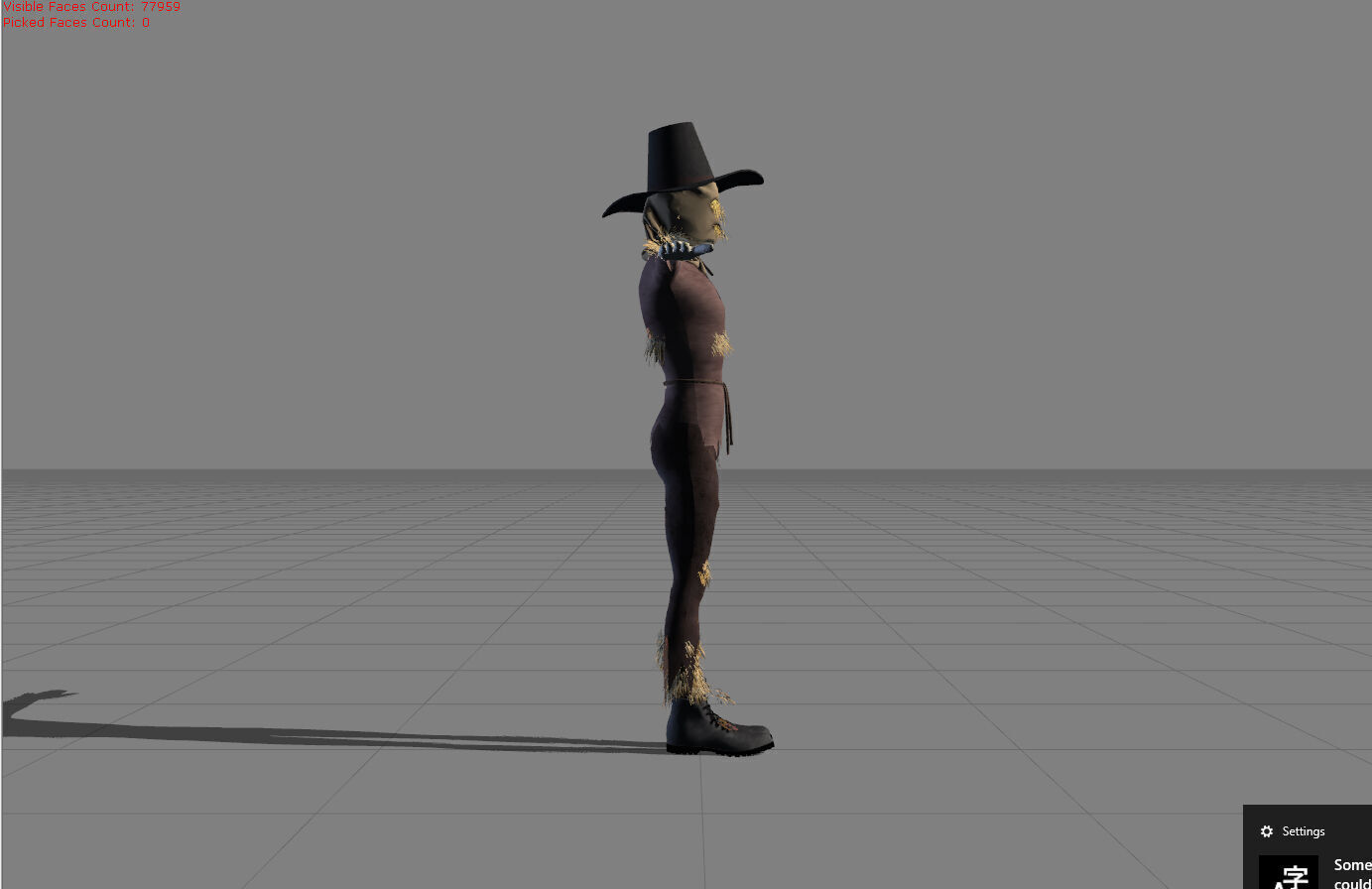 Straw Man SUPER MODEL 3D model_1