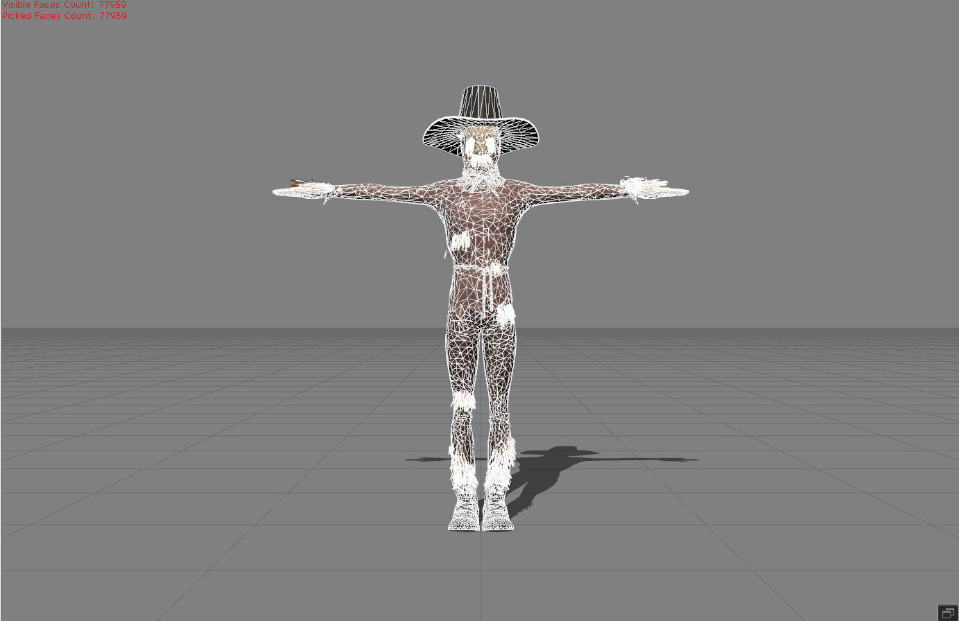 Straw Man SUPER MODEL 3D model_4