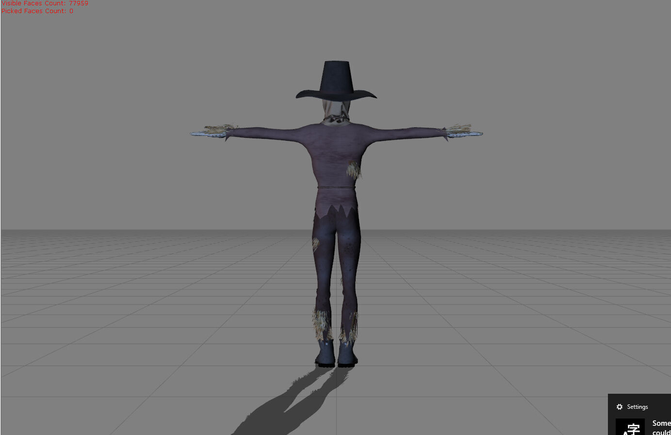 Straw Man SUPER MODEL 3D model_3