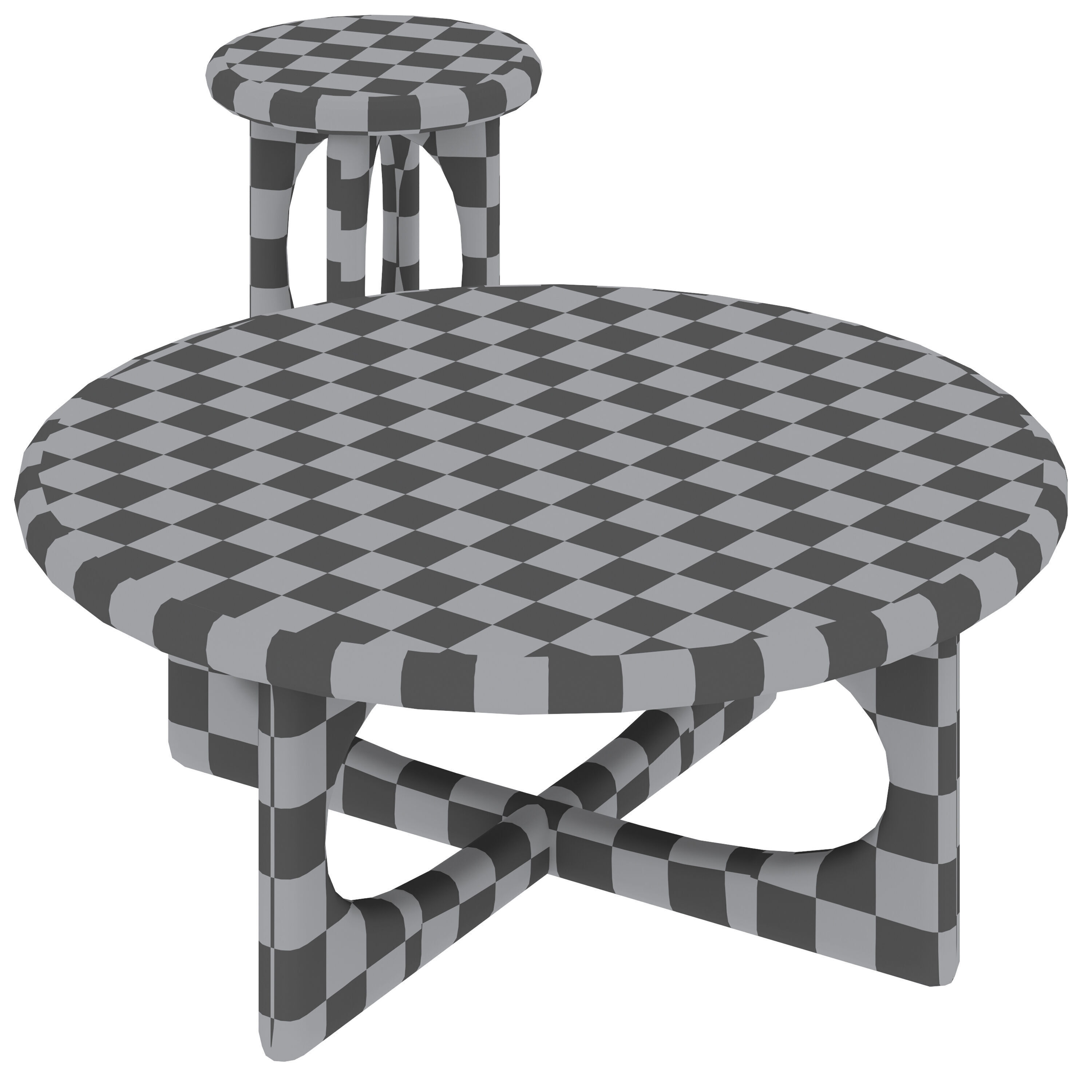 Eva Coffee Table by Burke decor 3D model_8