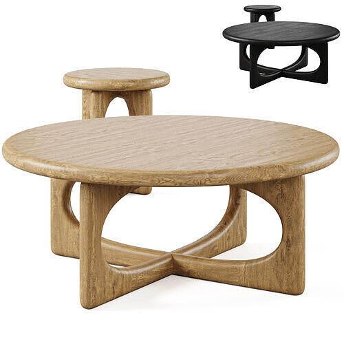 Eva Coffee Table by Burke decor 3D model