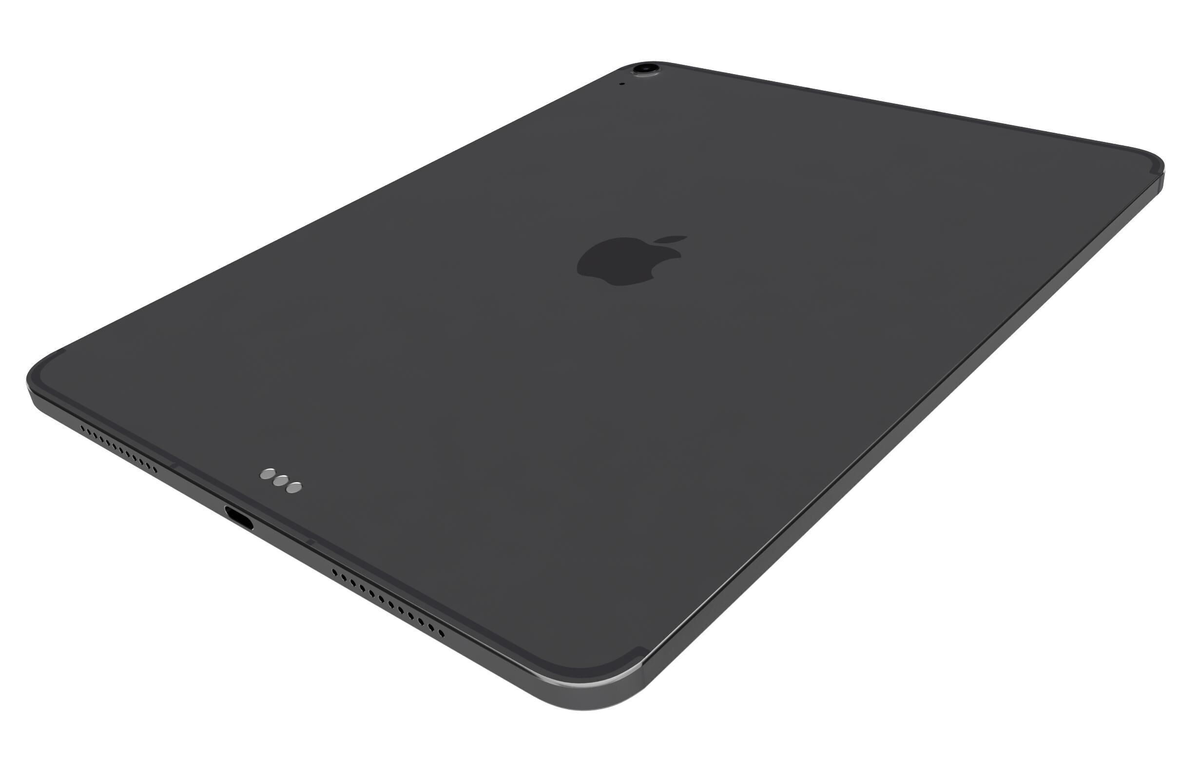Apple iPad Air M3 13-inch 2025 Space Gray 3D model_14