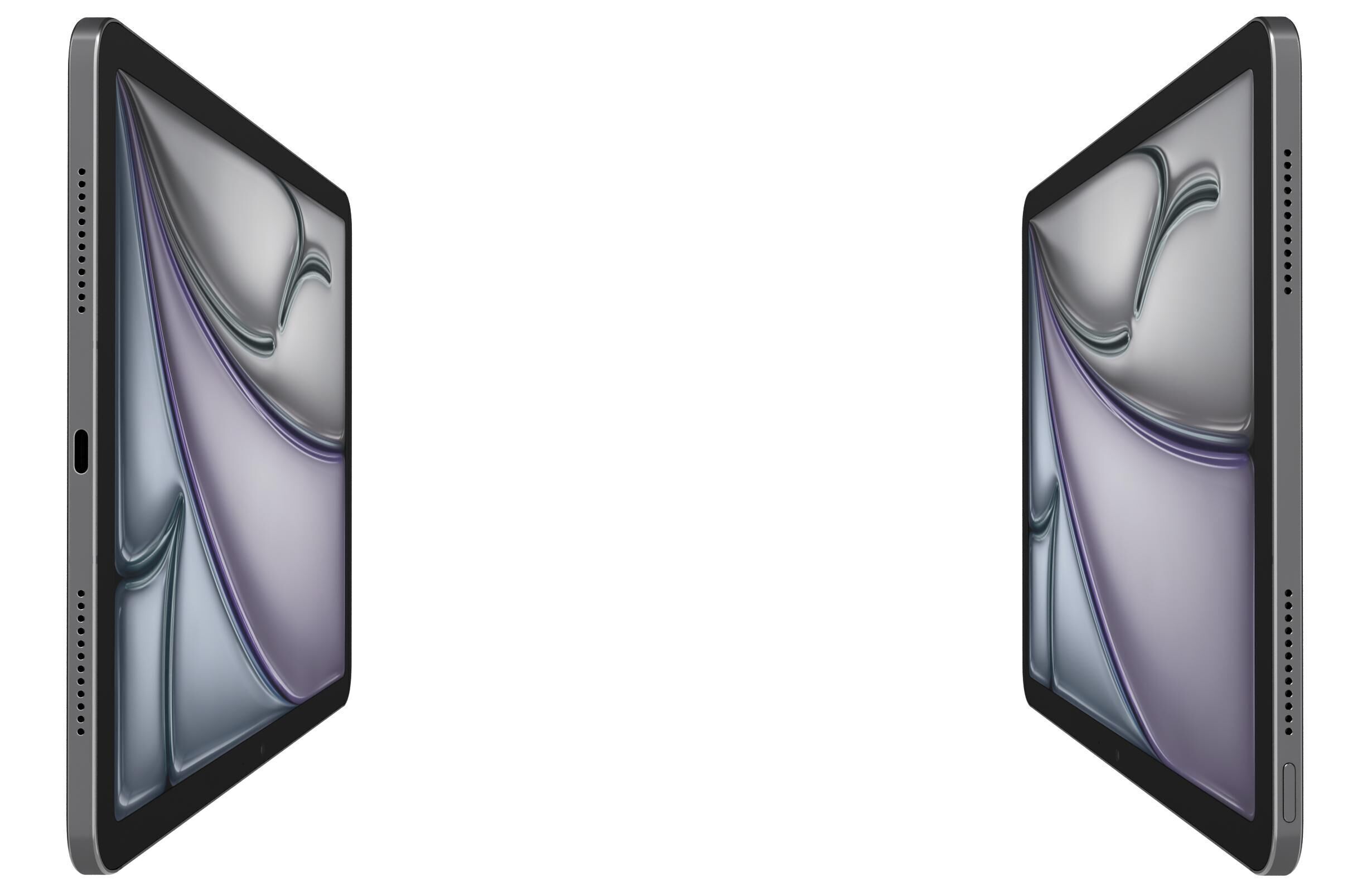 Apple iPad Air M3 13-inch 2025 Space Gray 3D model_8