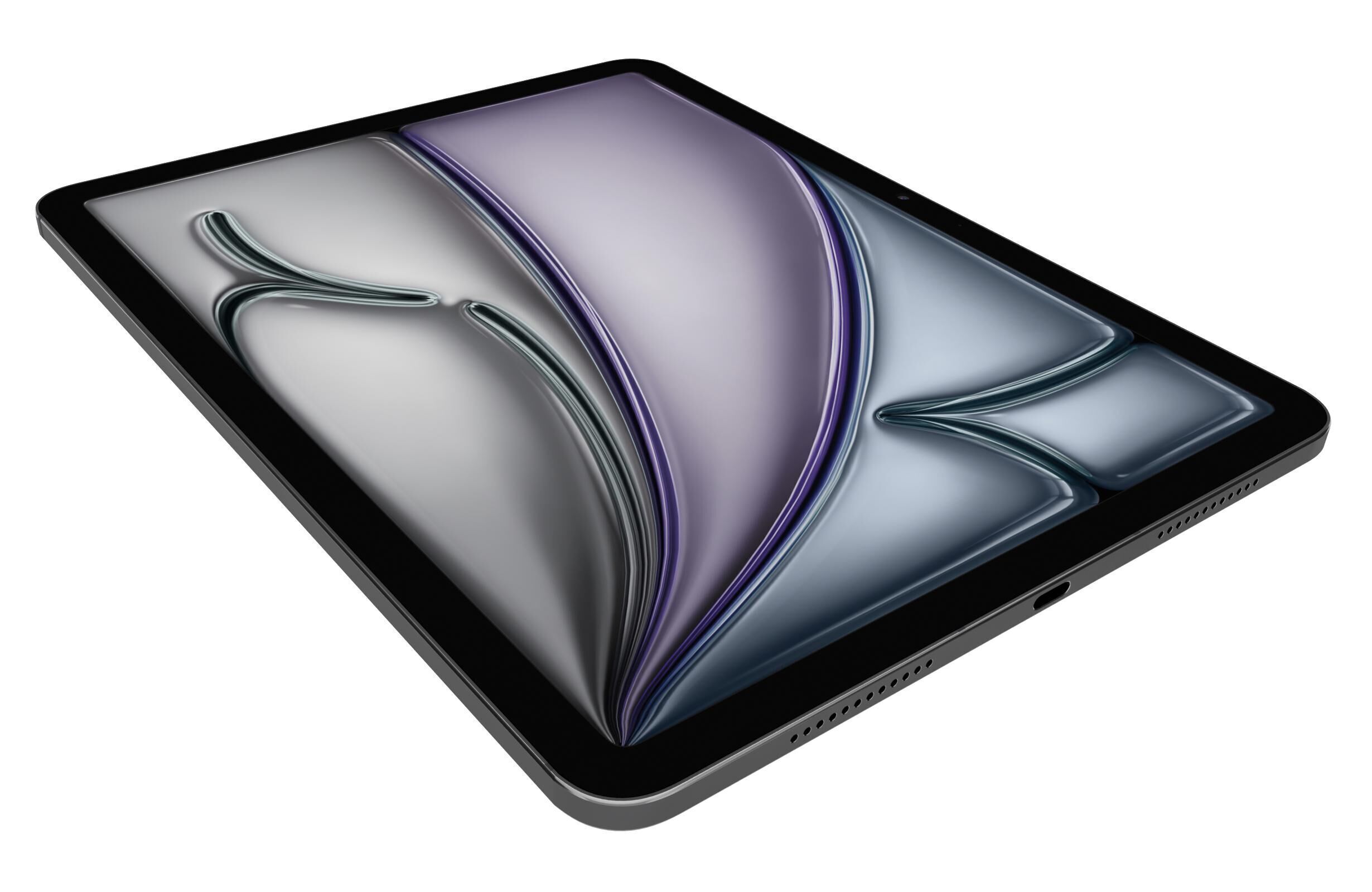 Apple iPad Air M3 13-inch 2025 Space Gray 3D model_12