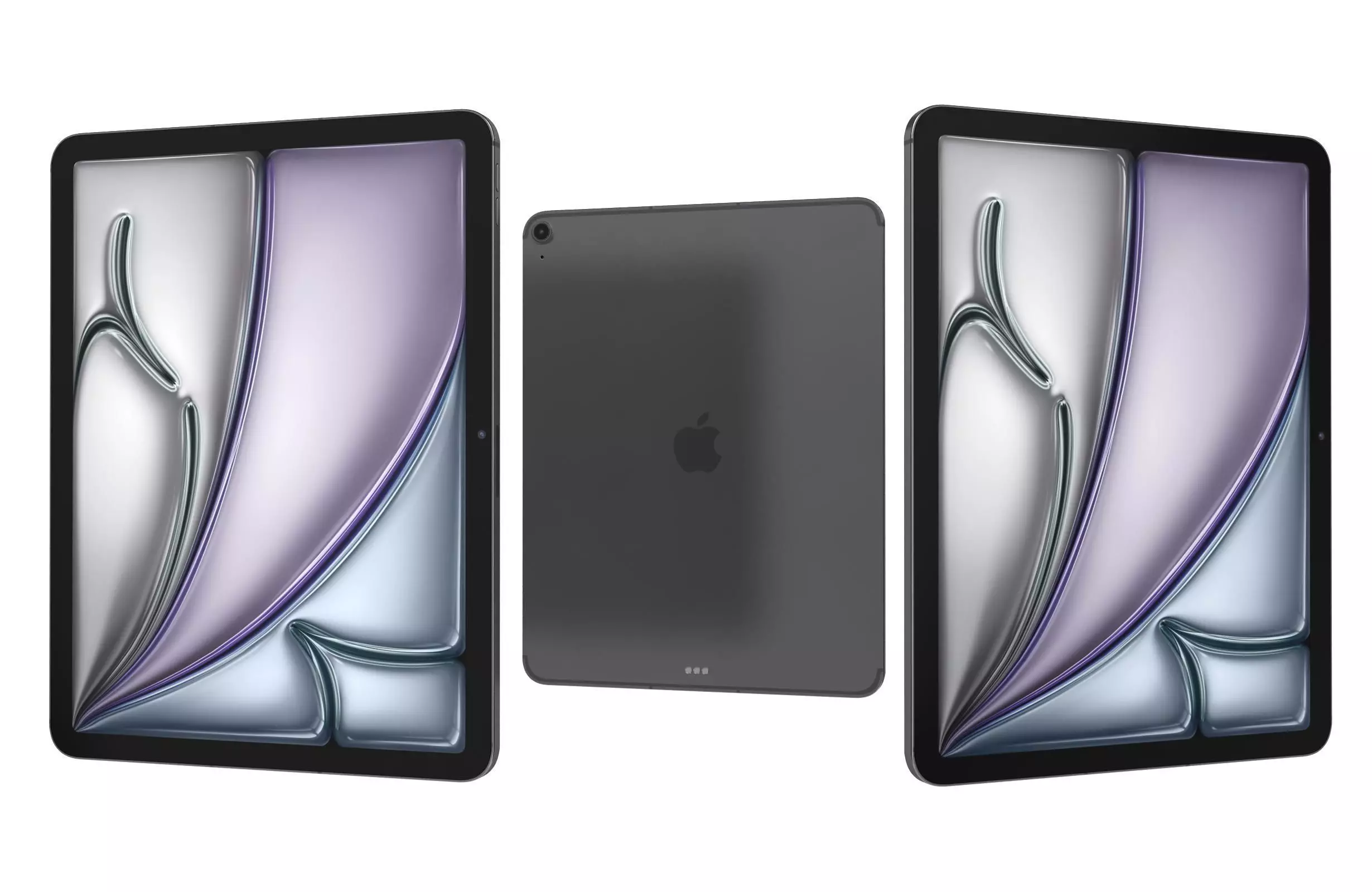 Apple iPad Air M3 13-inch 2025 Space Gray 3D model_0