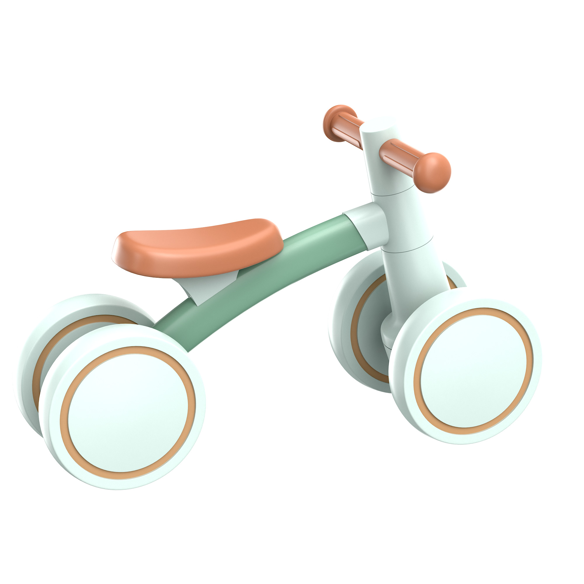 Baby Balance Bike 3D model_28