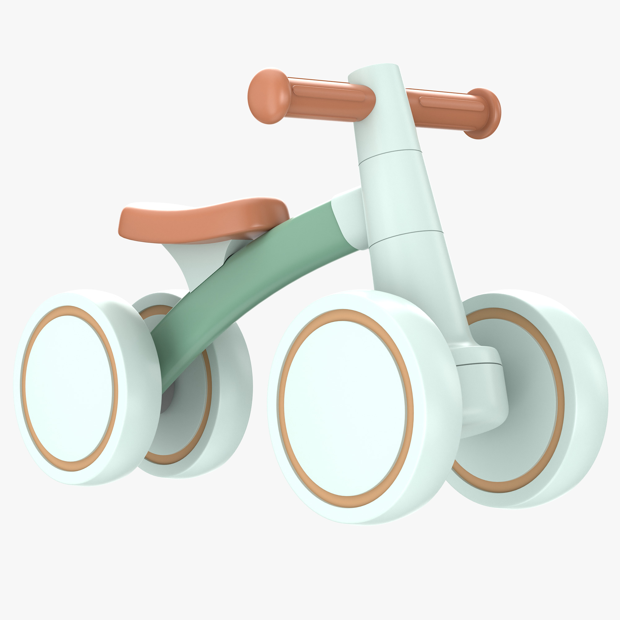 Baby Balance Bike 3D model_5