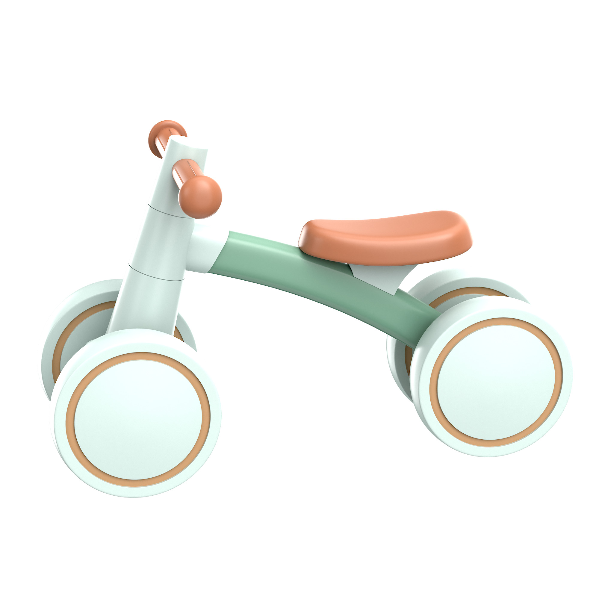 Baby Balance Bike 3D model_45