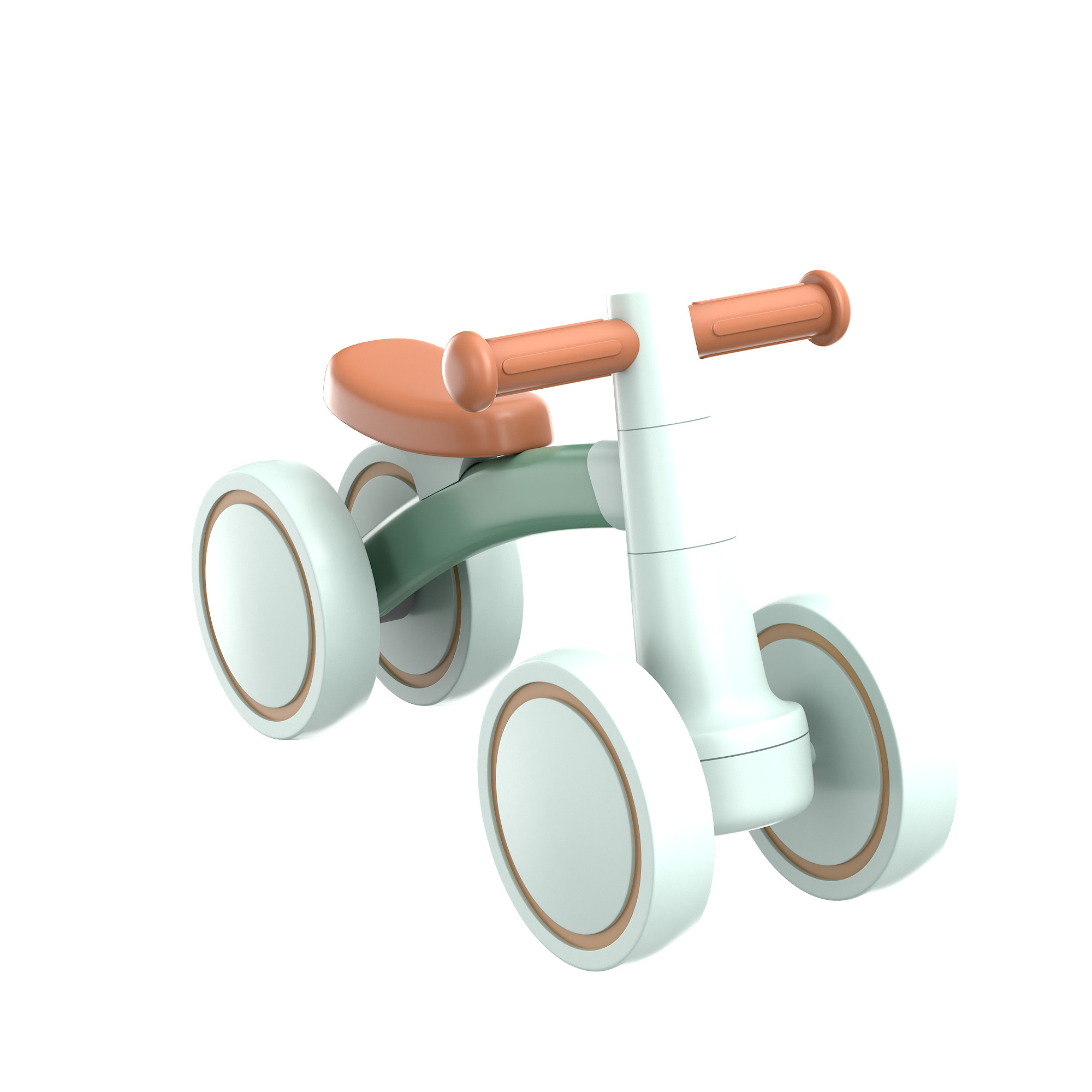 Baby Balance Bike 3D model_35