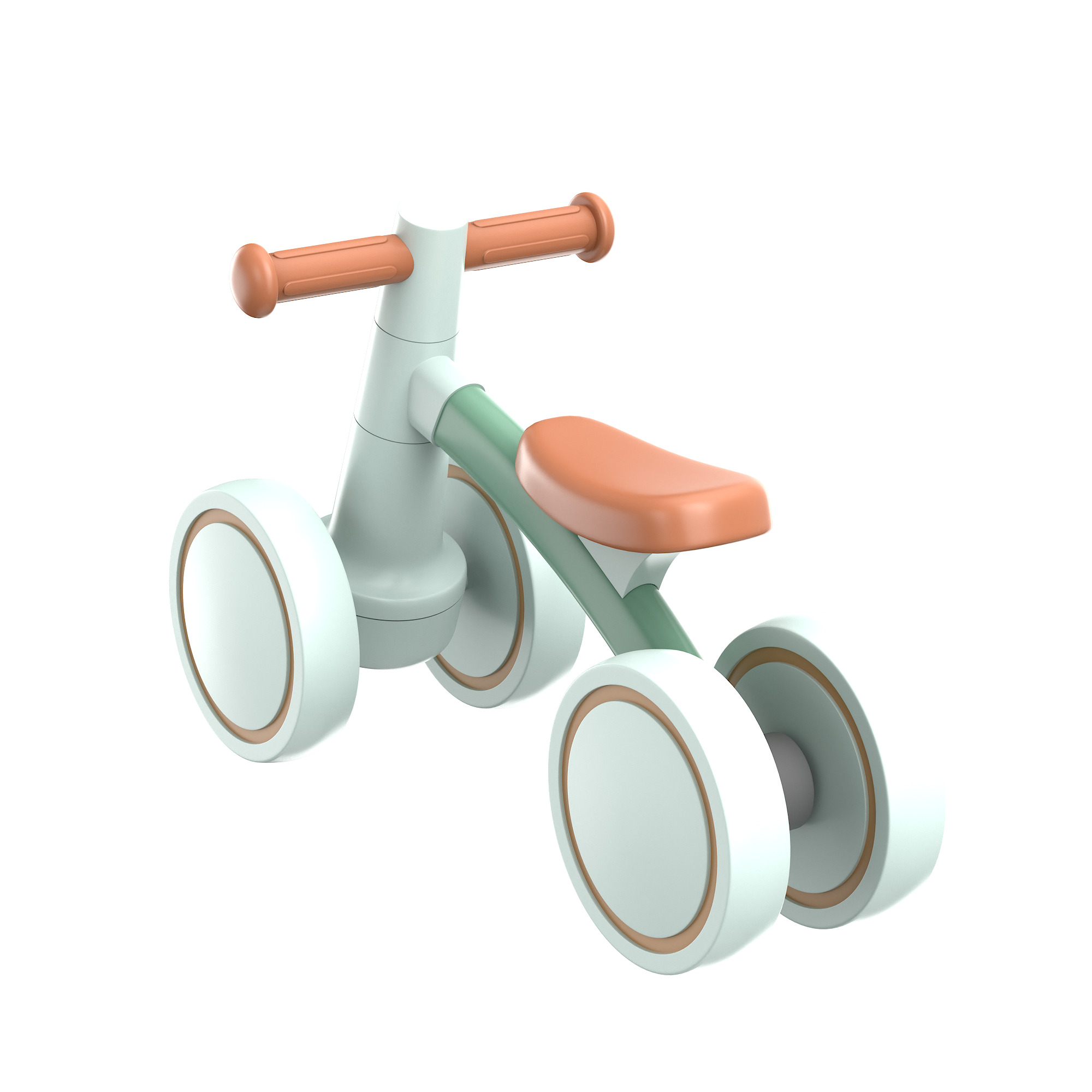 Baby Balance Bike 3D model_19