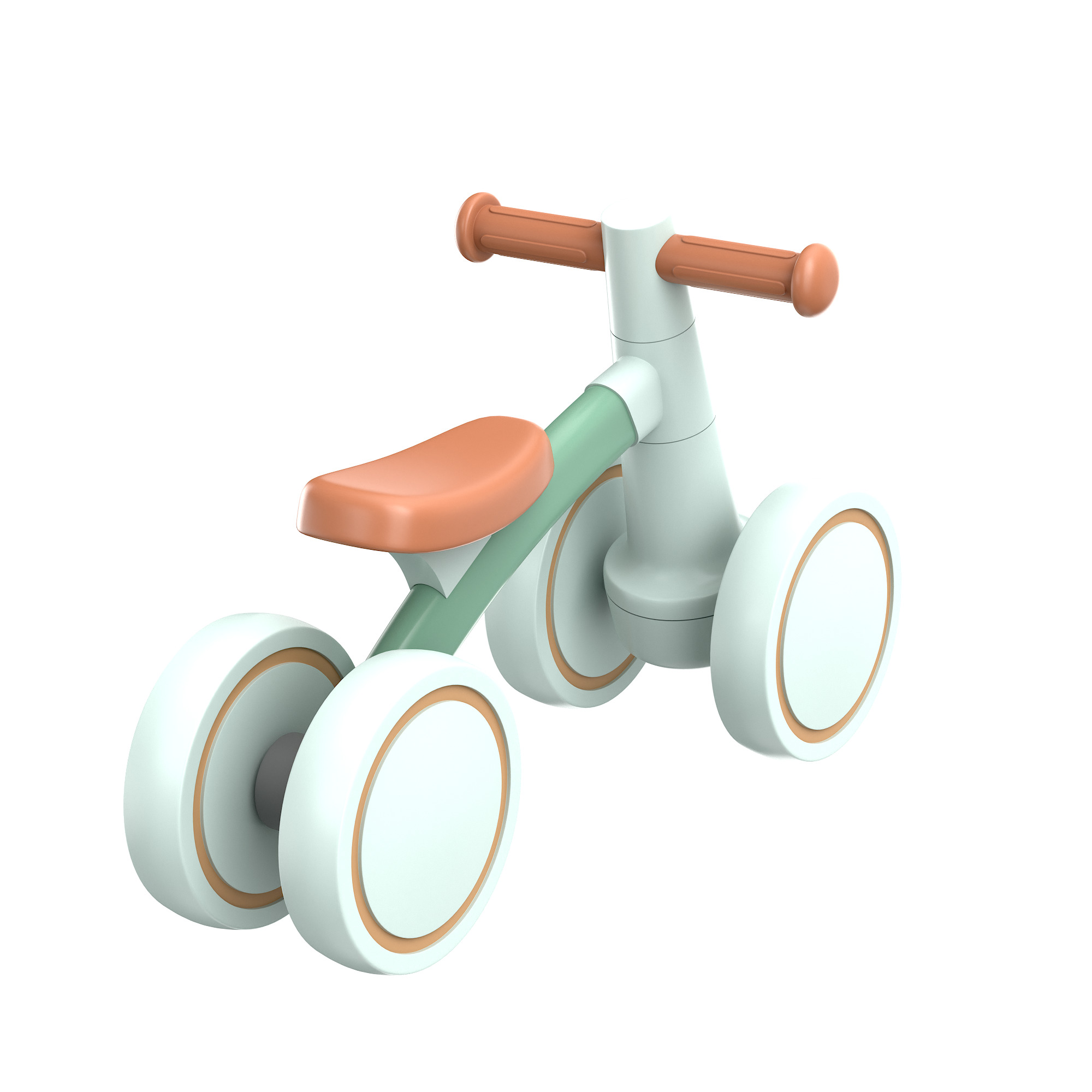 Baby Balance Bike 3D model_25