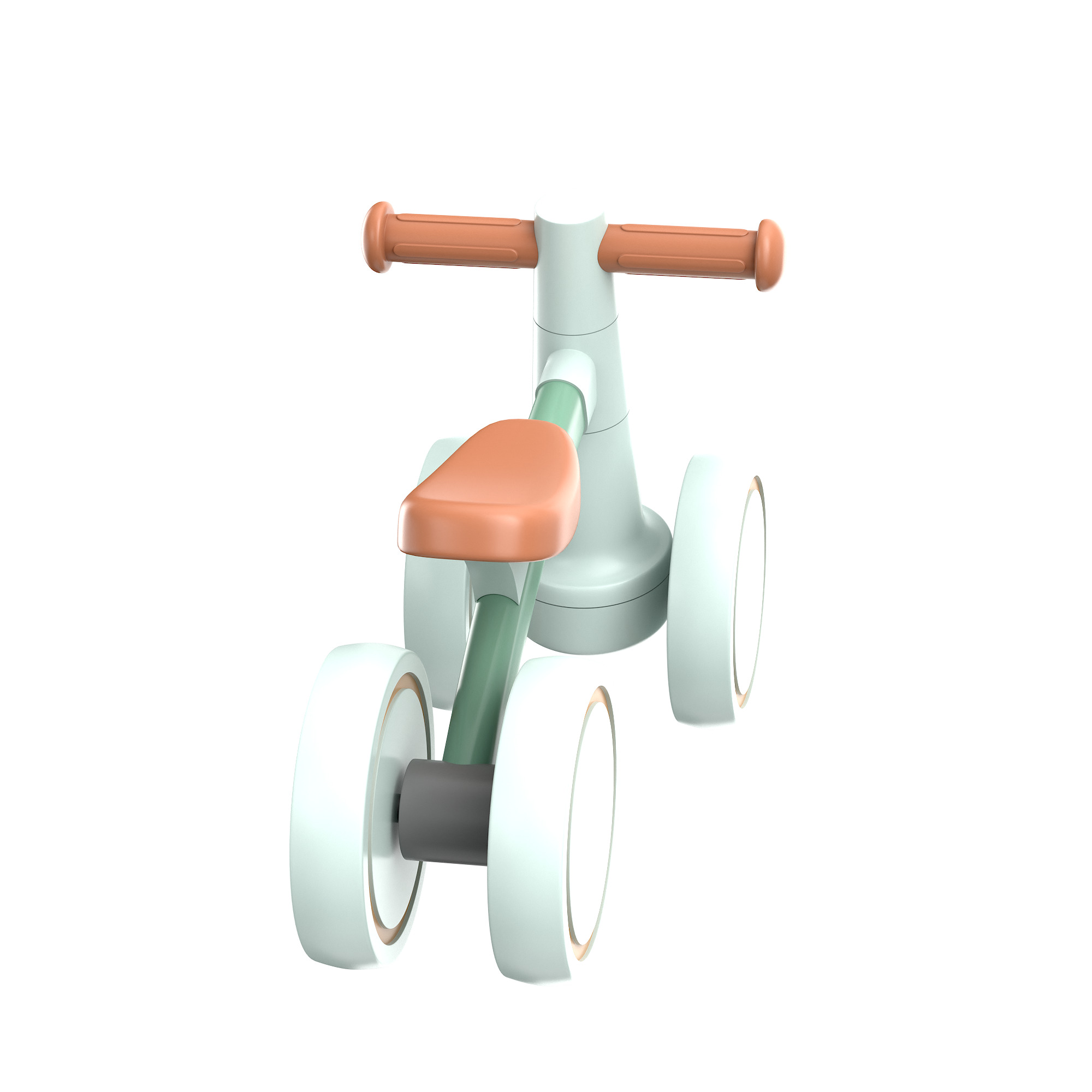 Baby Balance Bike 3D model_23