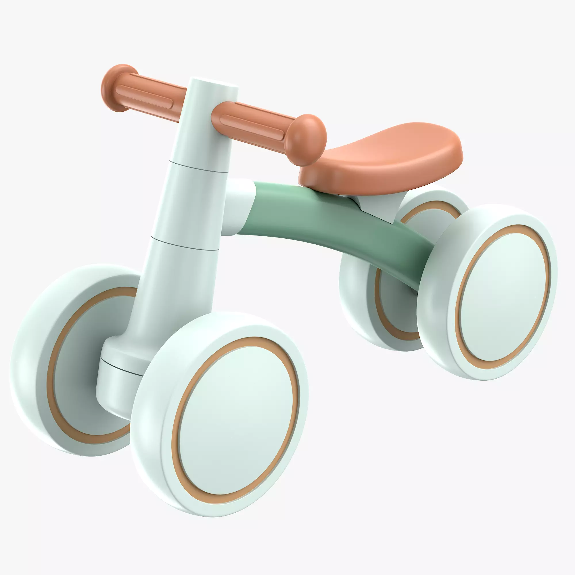 Baby Balance Bike 3D model_0