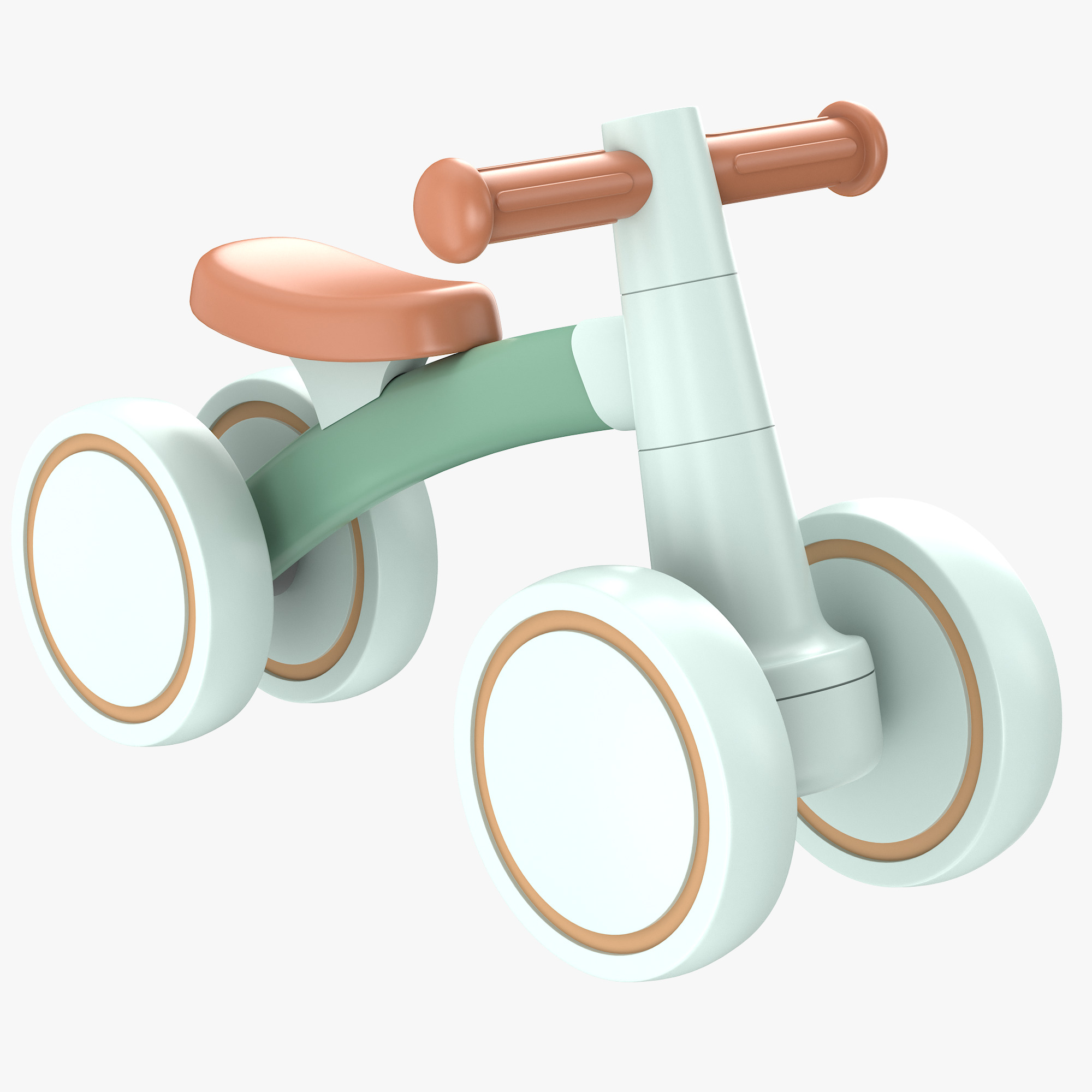 Baby Balance Bike 3D model_1
