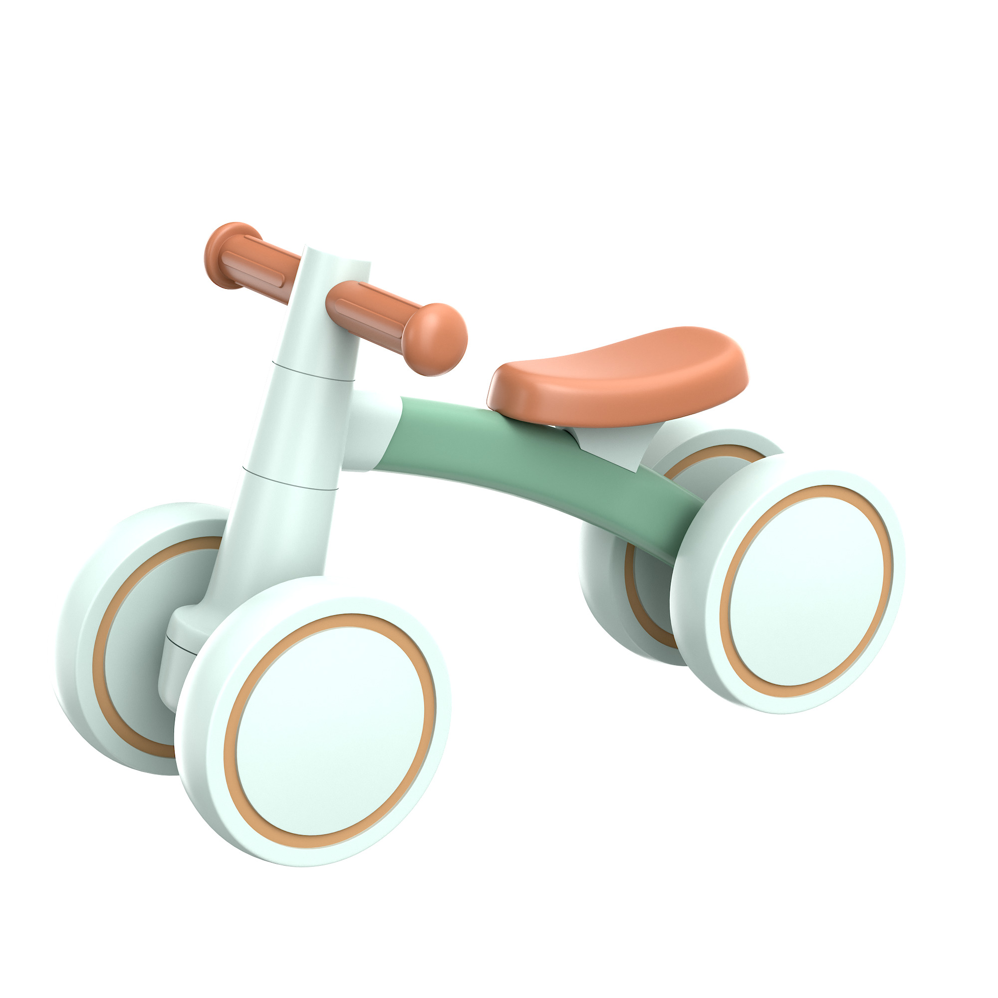 Baby Balance Bike 3D model_43