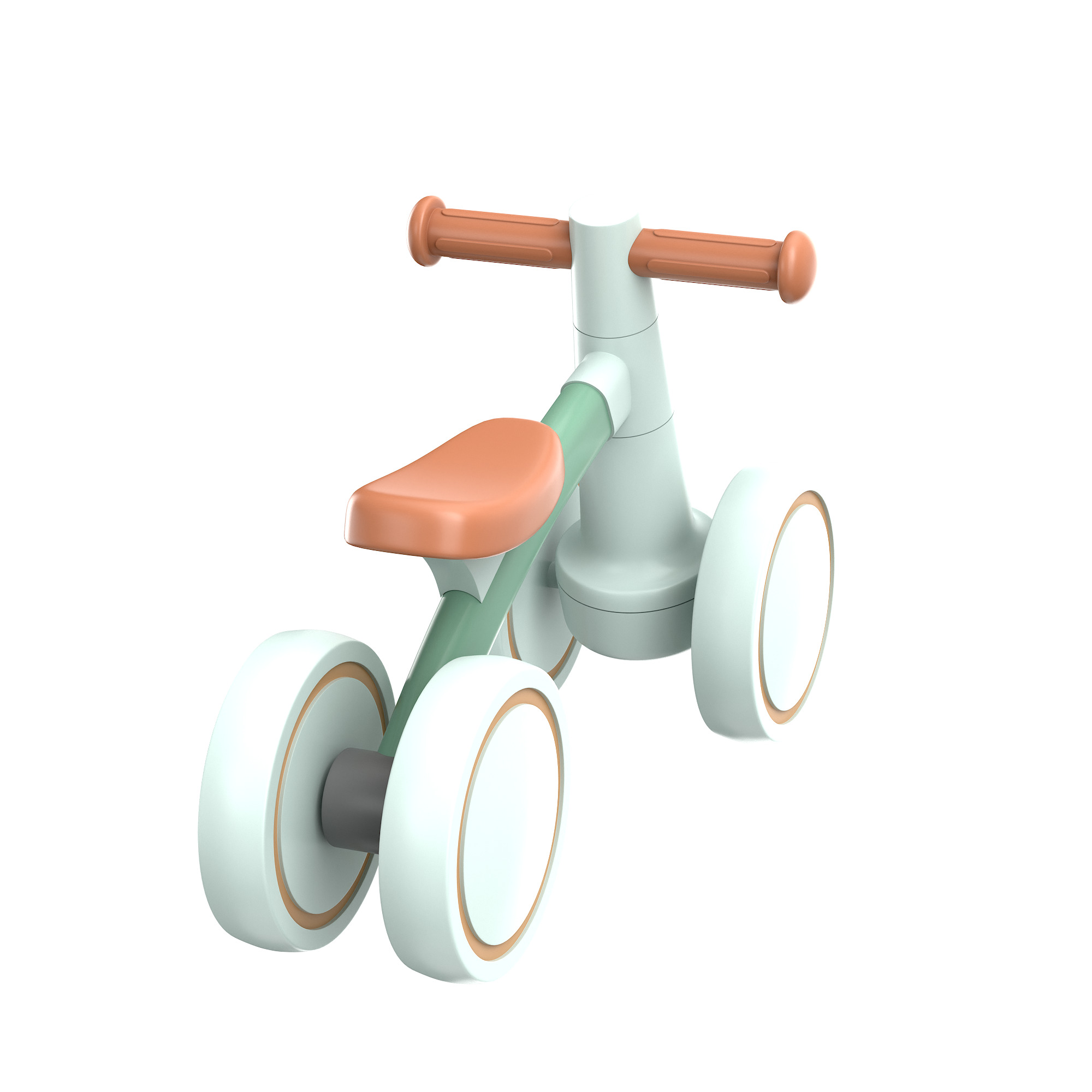 Baby Balance Bike 3D model_24