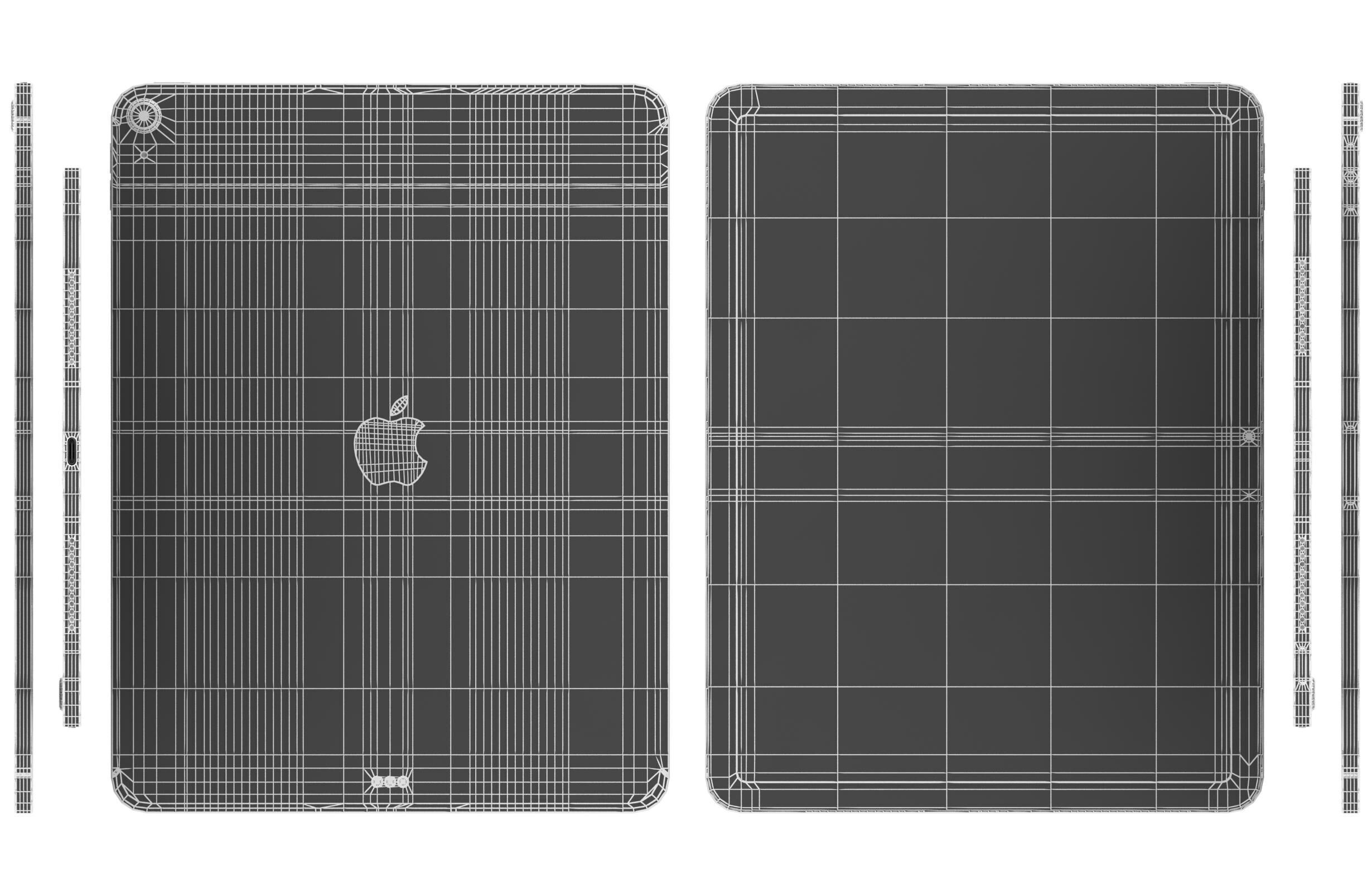 Apple iPad Air M3 13-inch 2025 All Colors 3D model_20