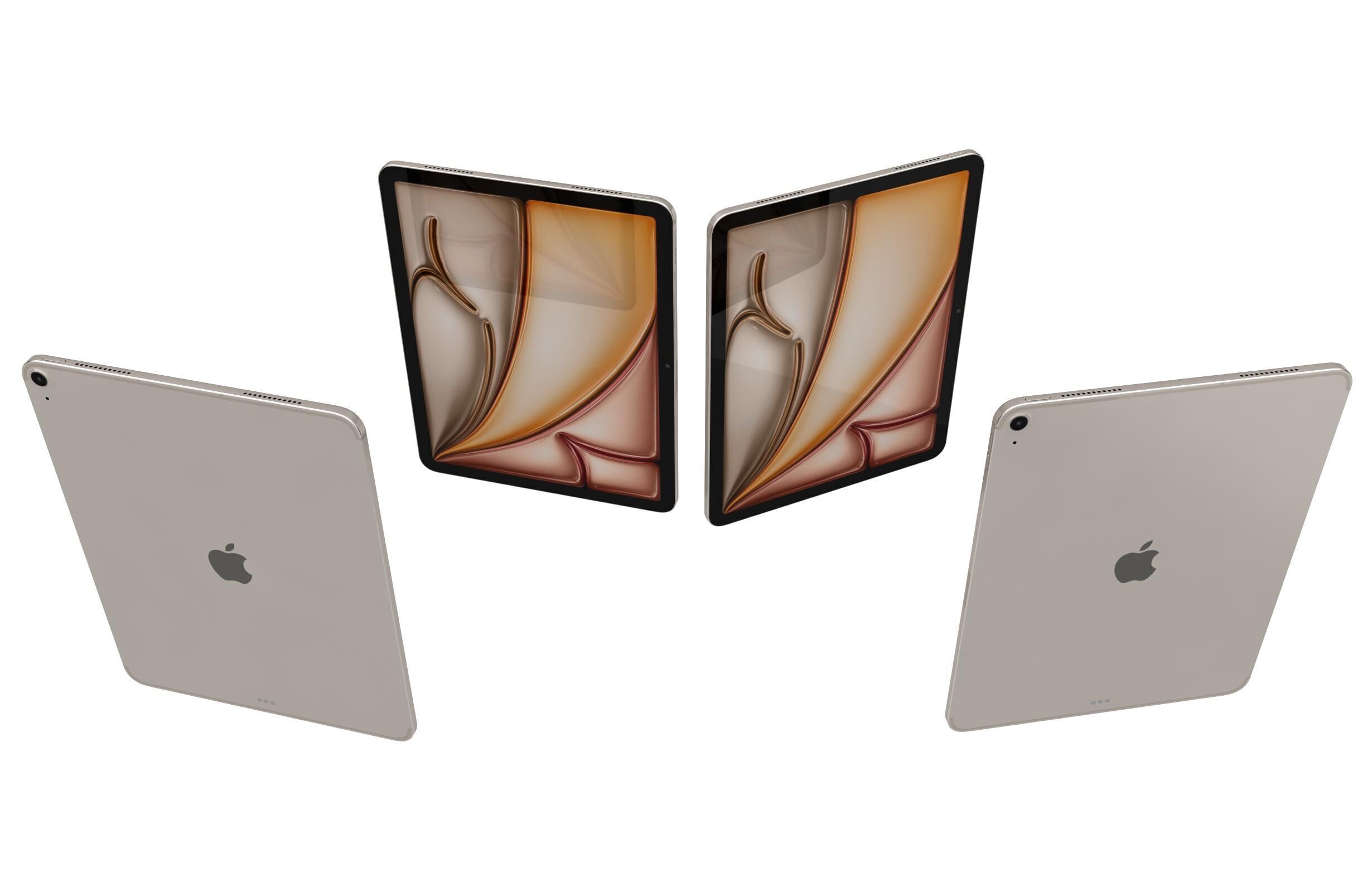 Apple iPad Air M3 13-inch 2025 All Colors 3D model_5