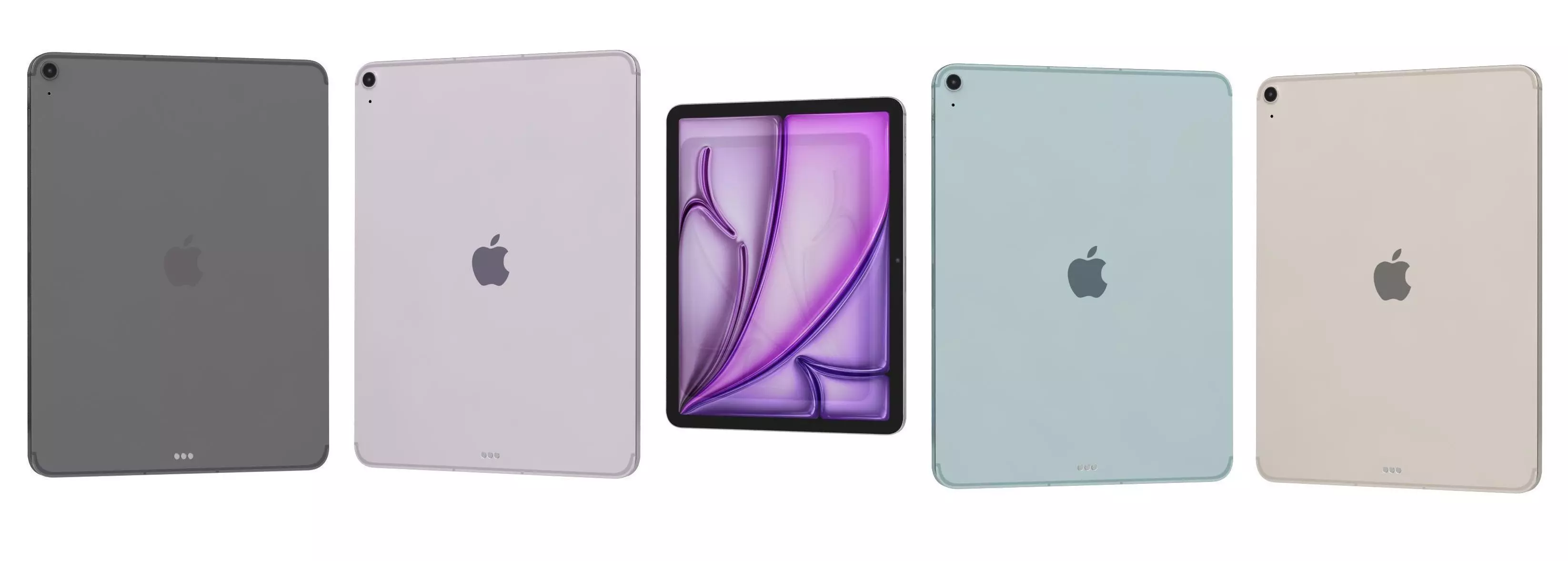 Apple iPad Air M3 13-inch 2025 All Colors 3D model_0