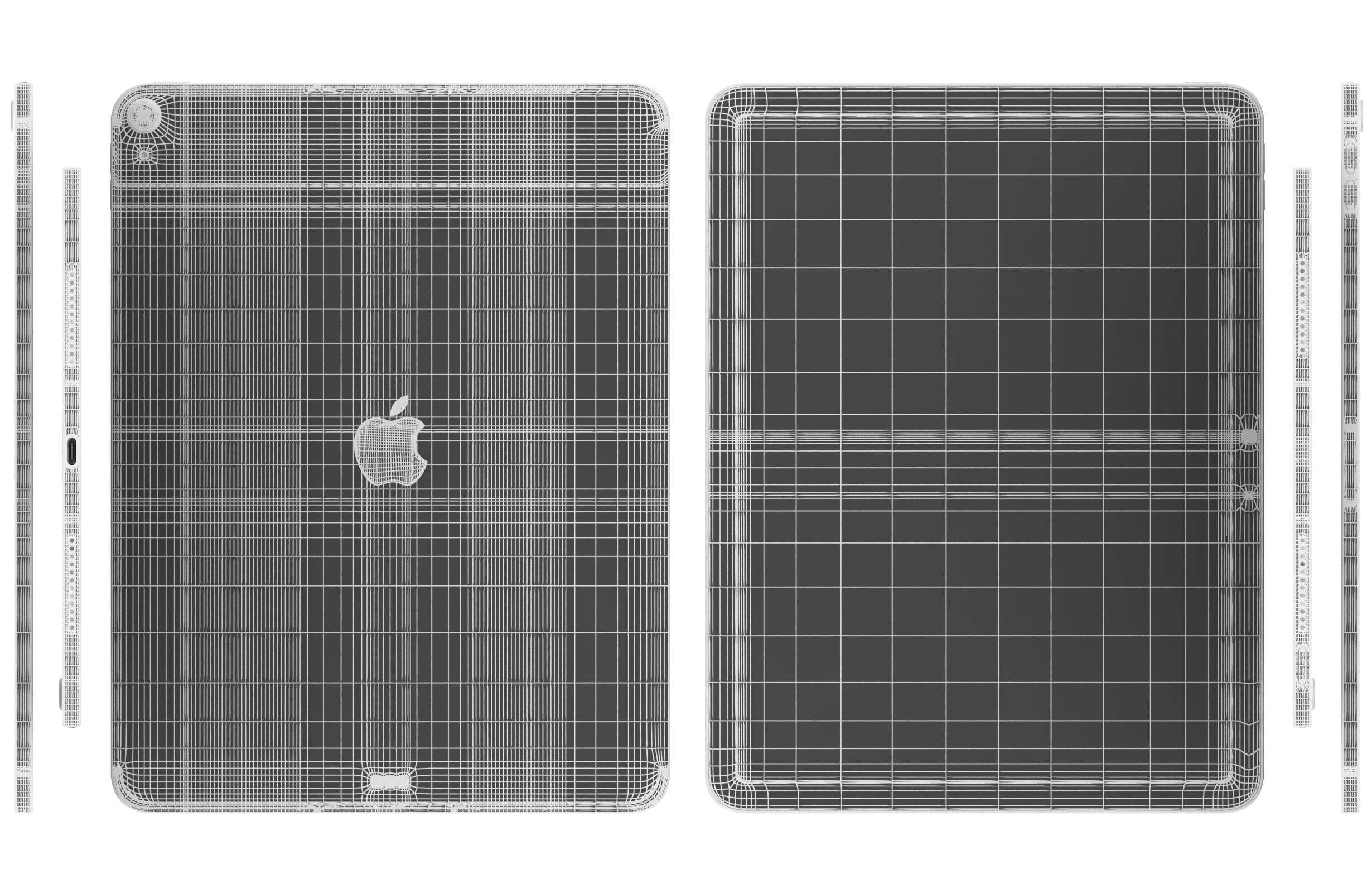 Apple iPad Air M3 13-inch 2025 All Colors 3D model_21